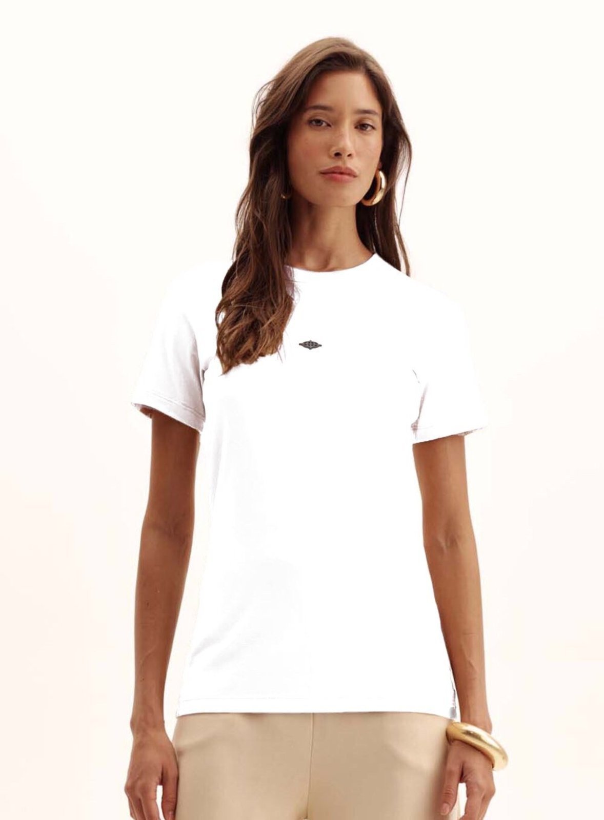 Camiseta Small Manga Curta Triton Branco
