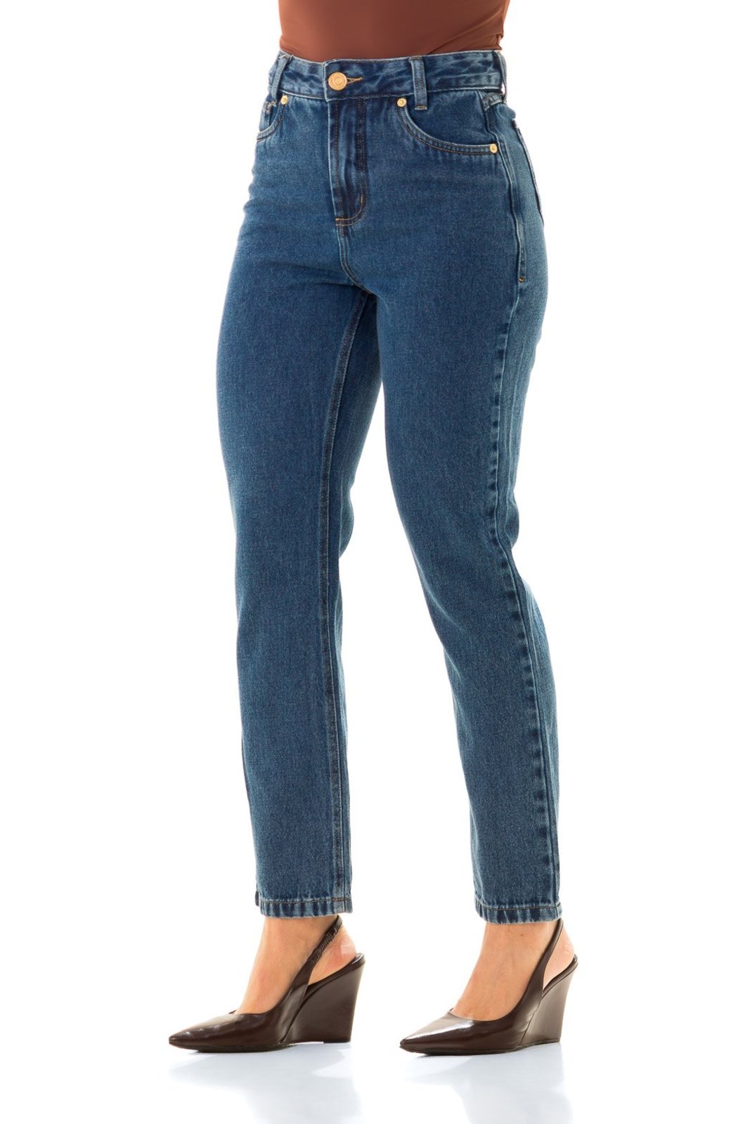 Calça Jeans Feminina Arauto Mom