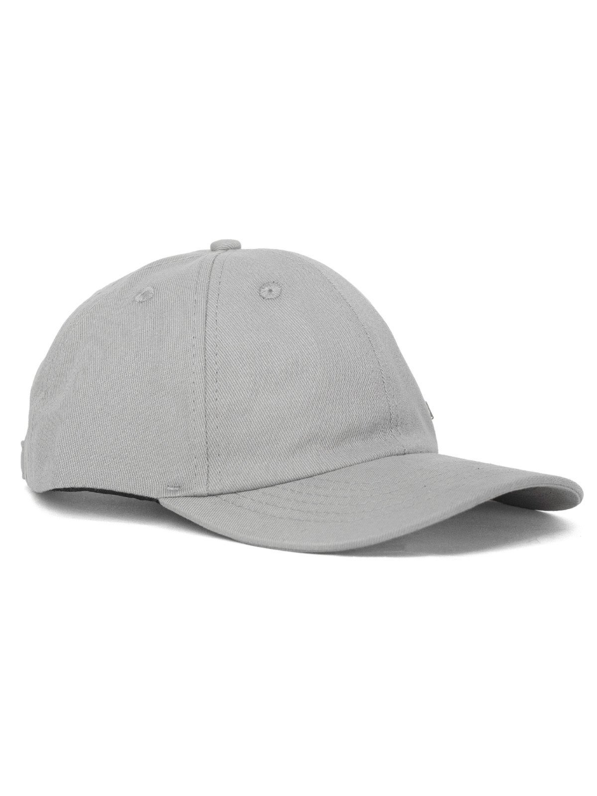 Boné Ellus Asa Metal Casual Algodão Strapback Aba Curva Regulável Cinza Claro
