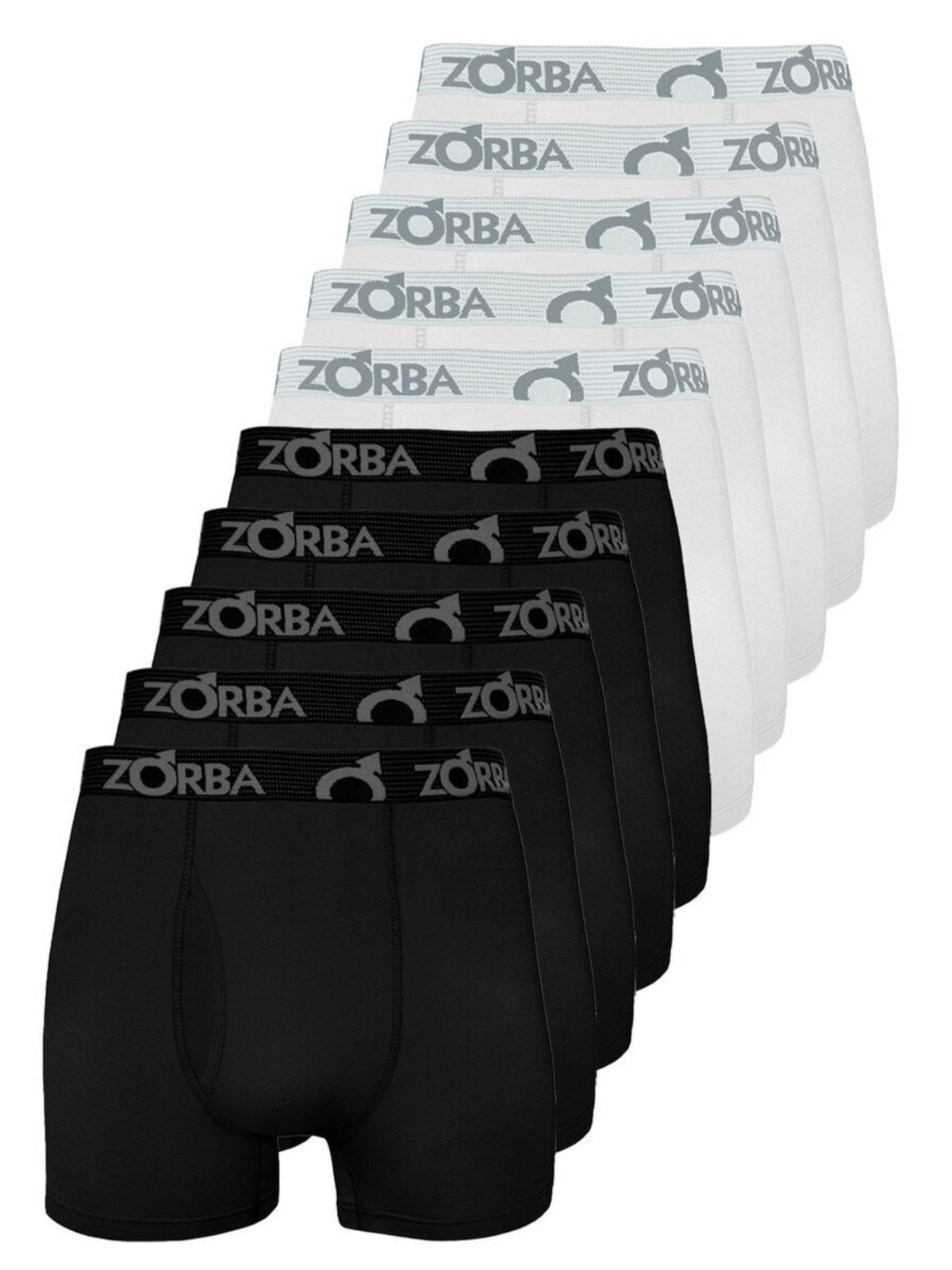 Kit com 10 Cuecas Boxer com Abertura Zorba 848