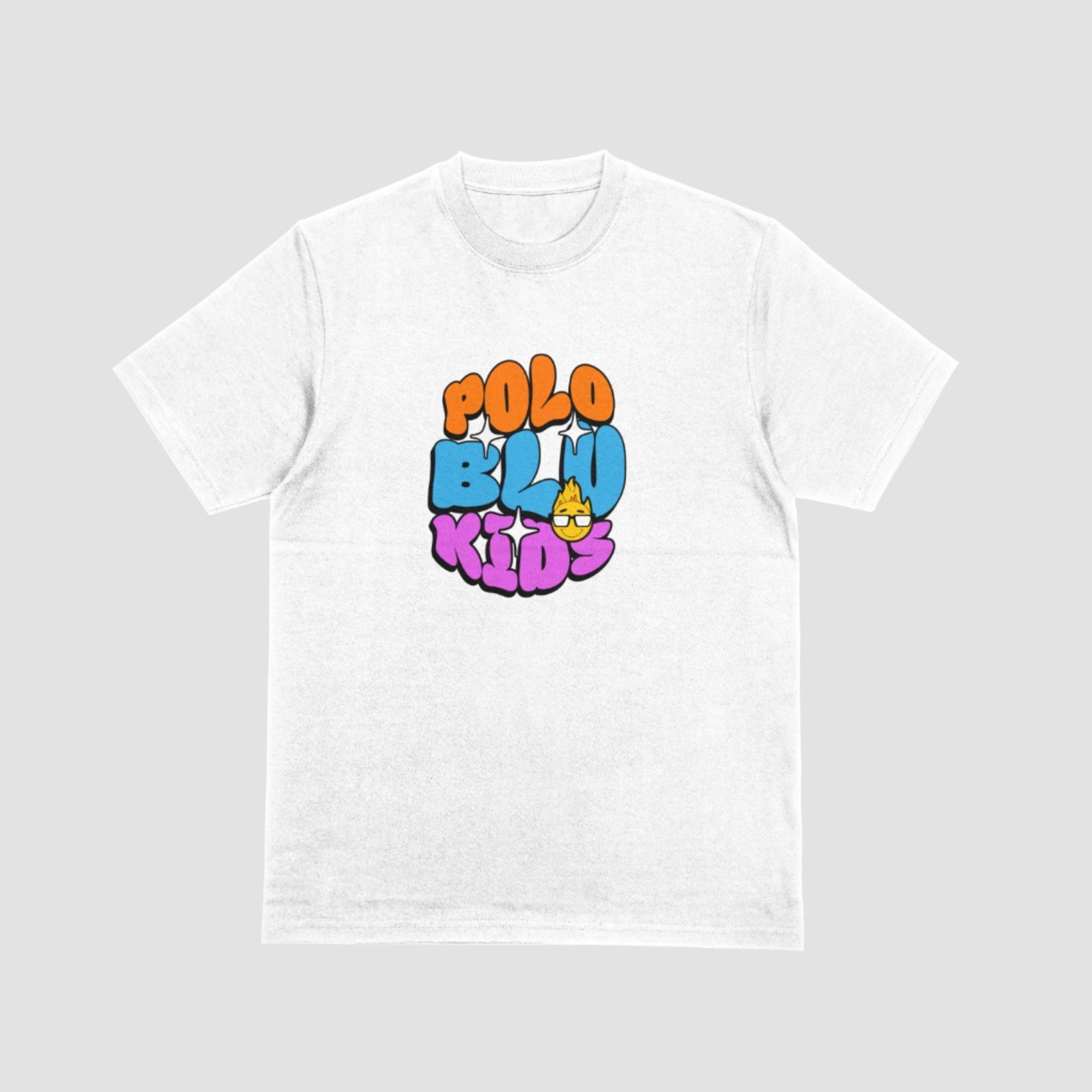 Infantil – Camiseta Masculina Polo Blu Branca em Algodão do RN ao GG