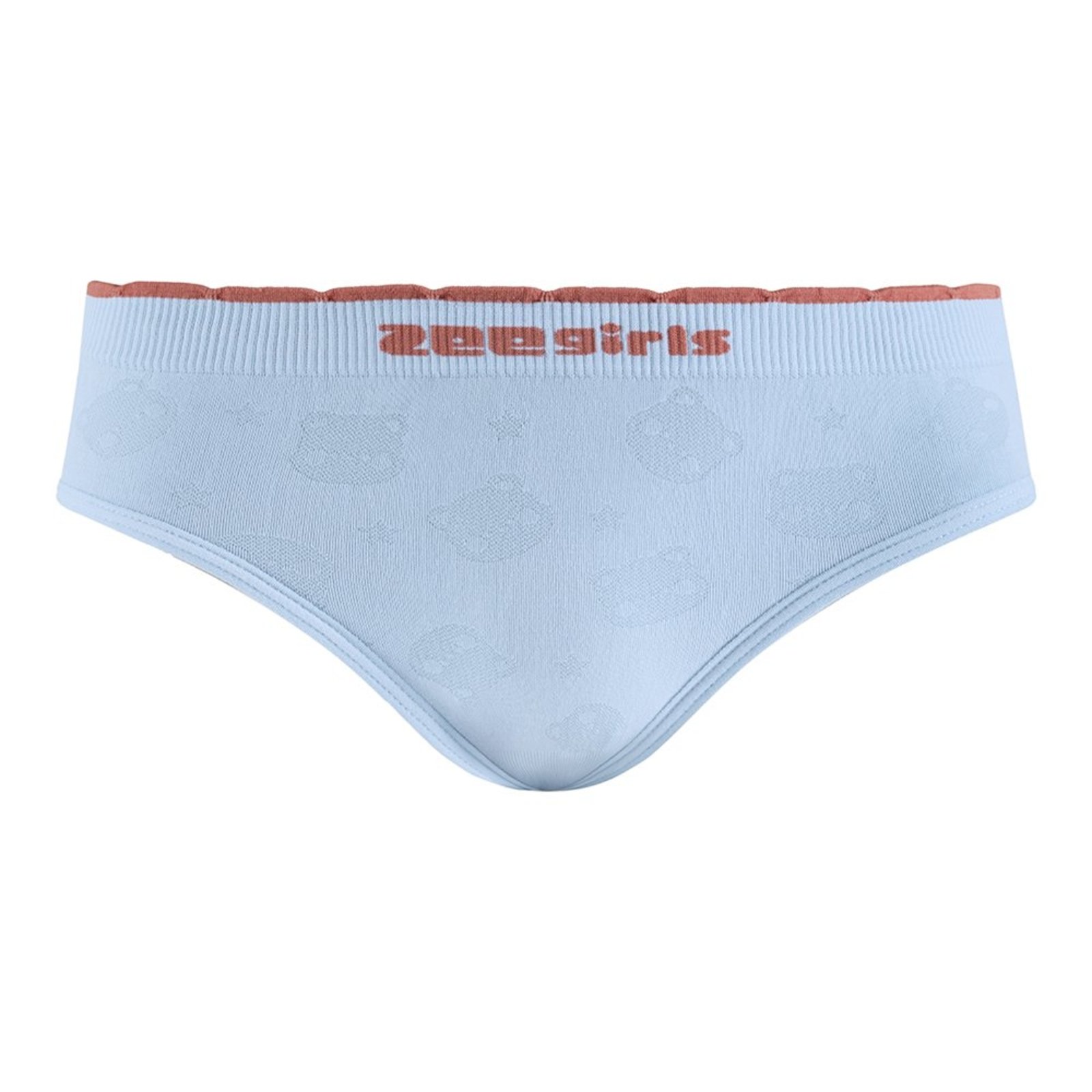 Calcinha Tanga sem Costura Ursinha Estelar Azul