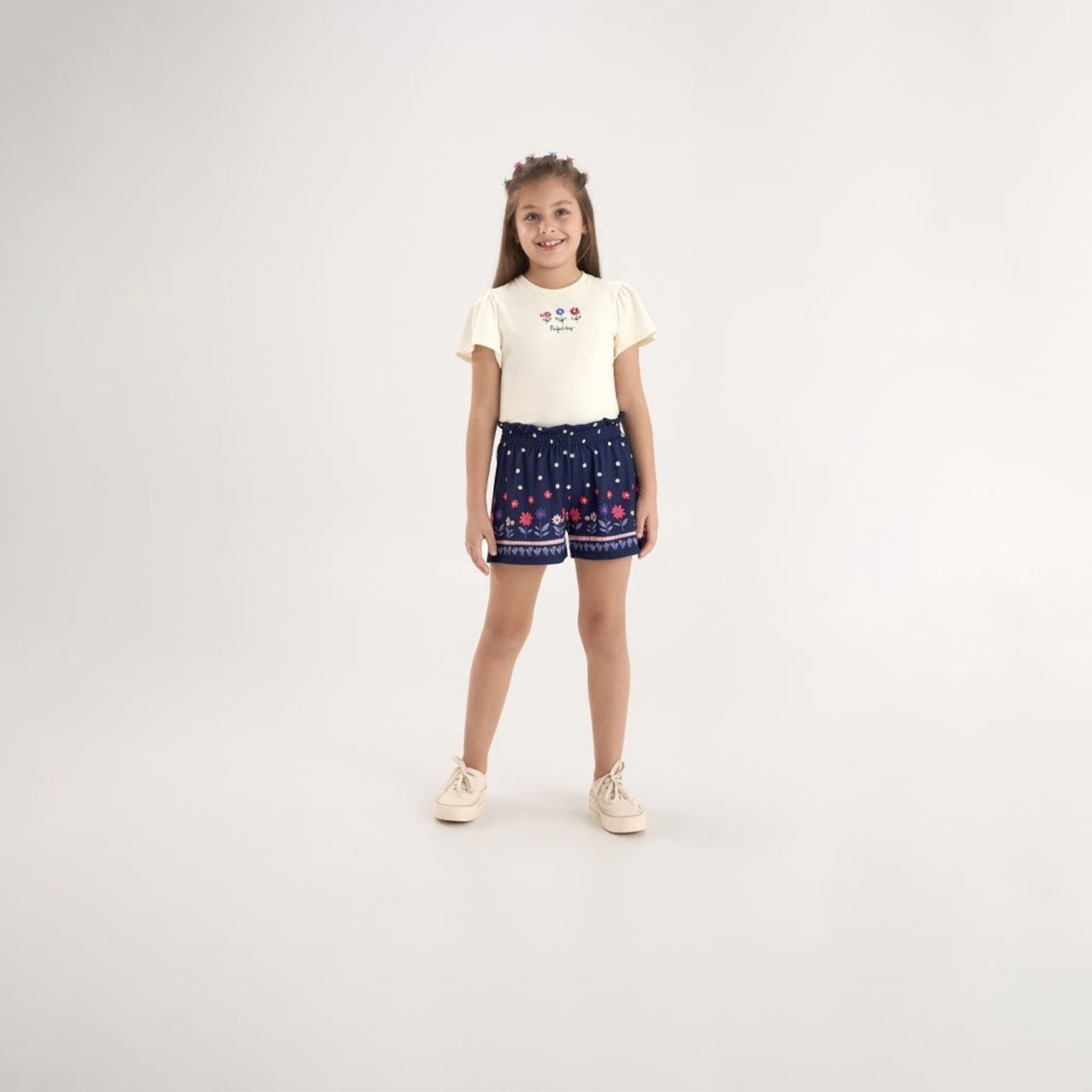 Infantil - Conjunto Bege Pulla Bulla Menina - 53823-1386