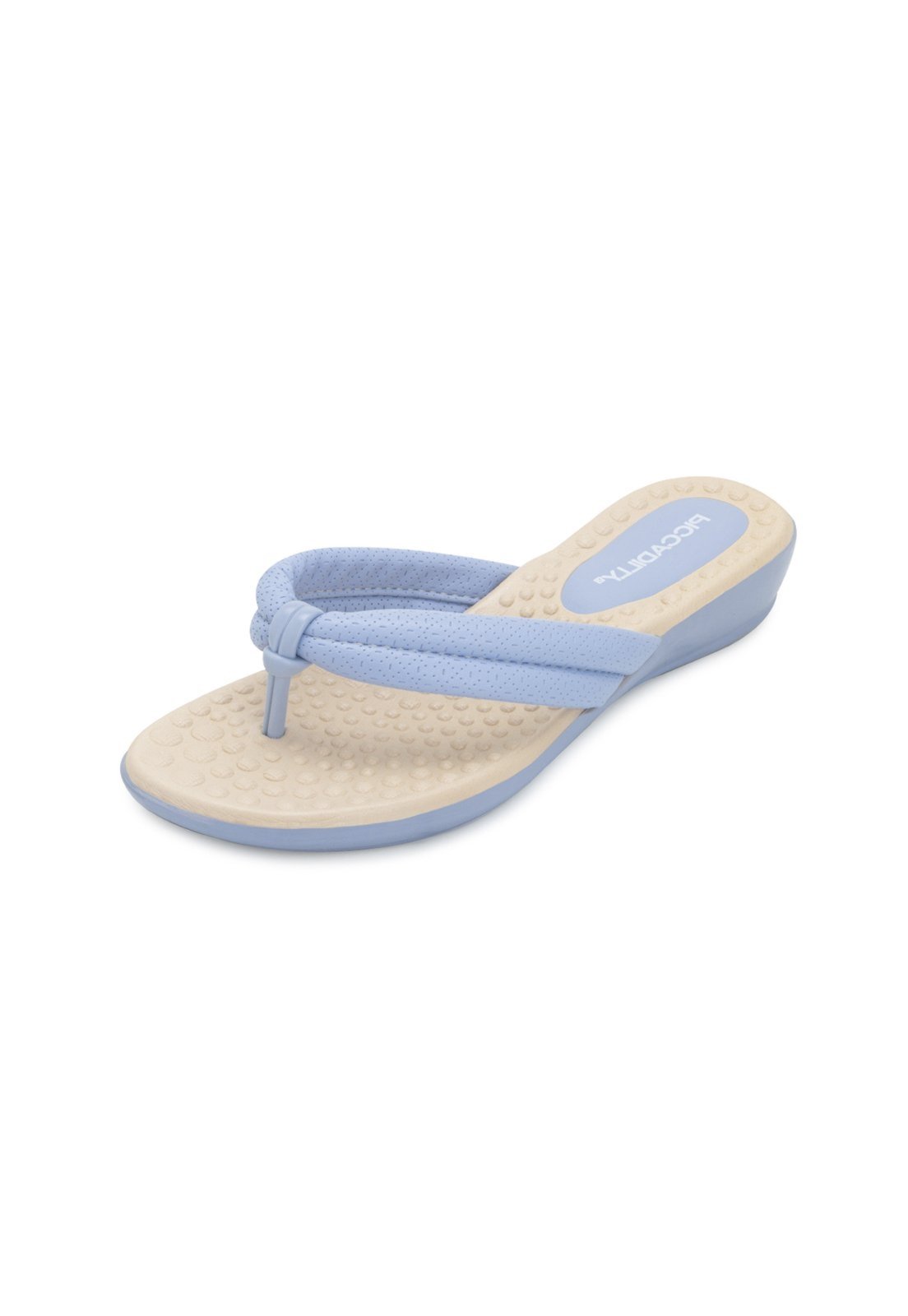 Chinelo de Dedo Piccadilly PD25-50032 Azul-Nude