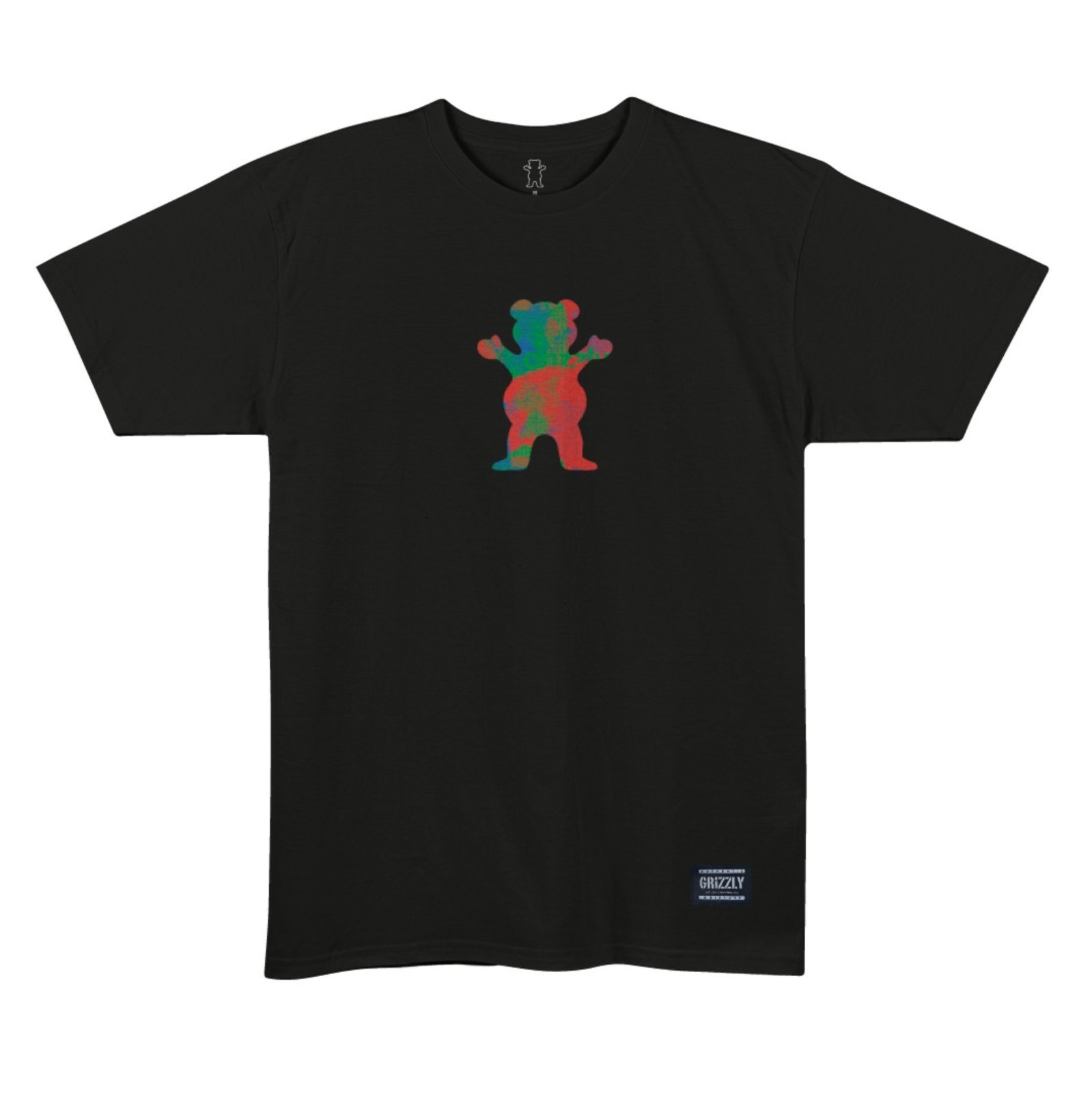 Camiseta Grizzly Earth Strong Tee - BLACK
