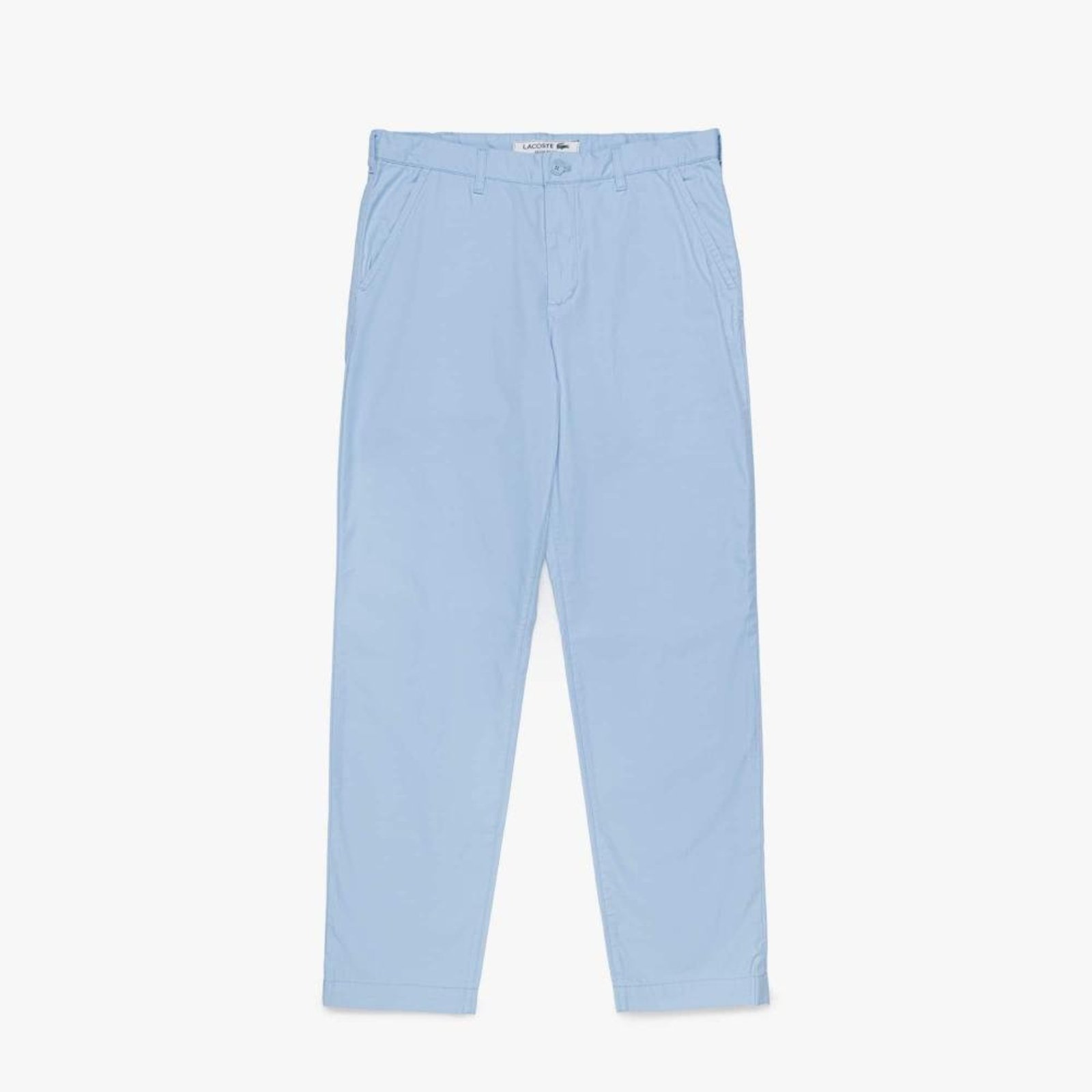 Calças Chino em Algodão Ajuste Regular Azul Capri - 52 Azul
