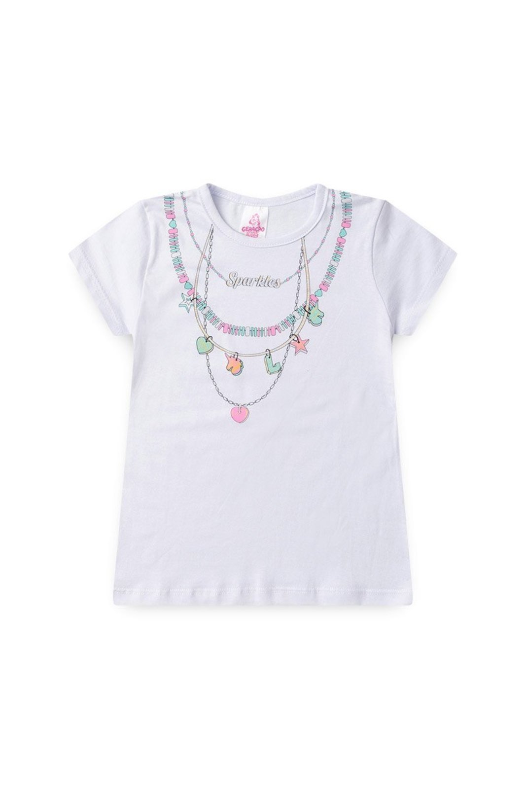 Infantil – Conjunto de Verão para Menina Blusa e Shorts Colar – GKS