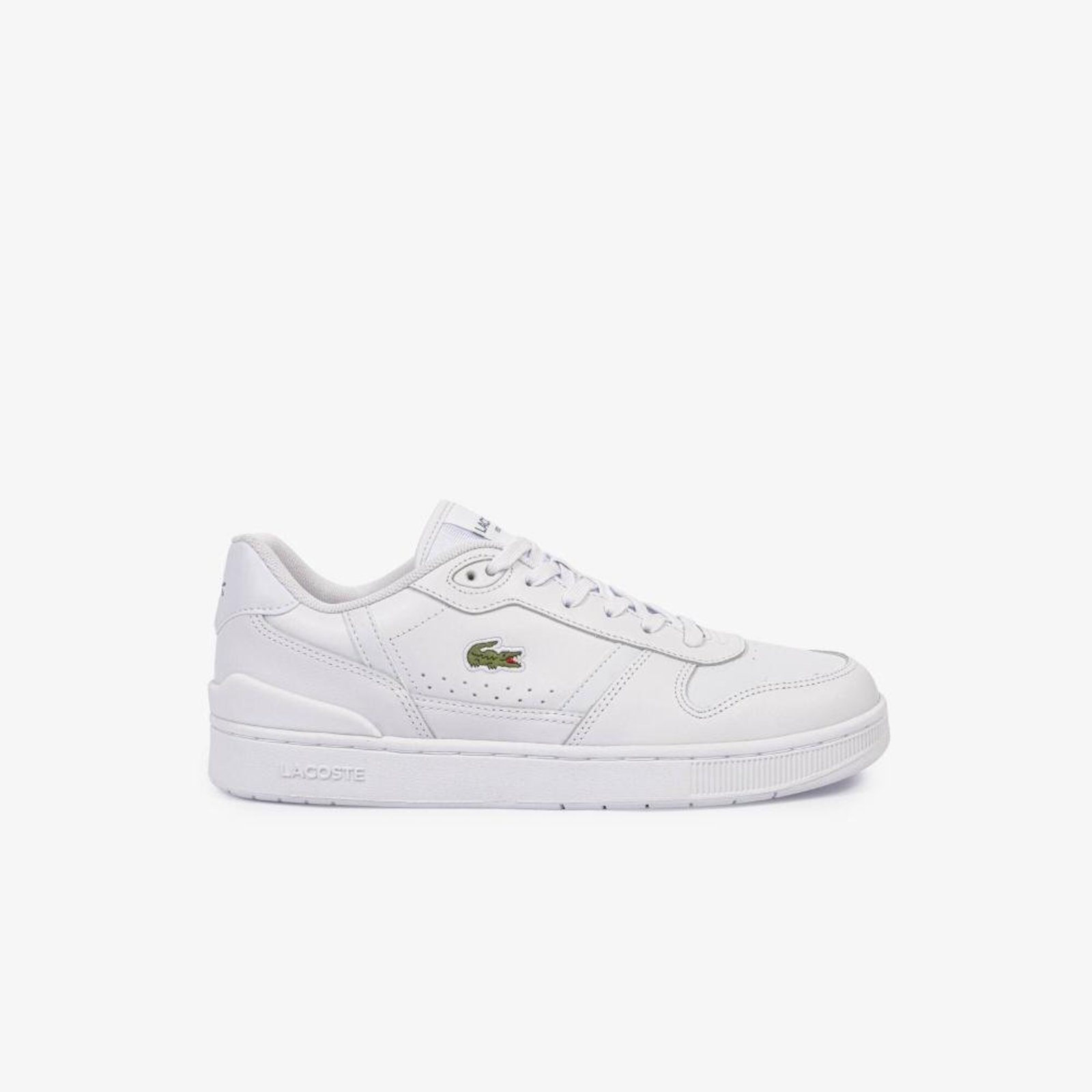 Tênis Masculino T-Clip Set de Couro Branco