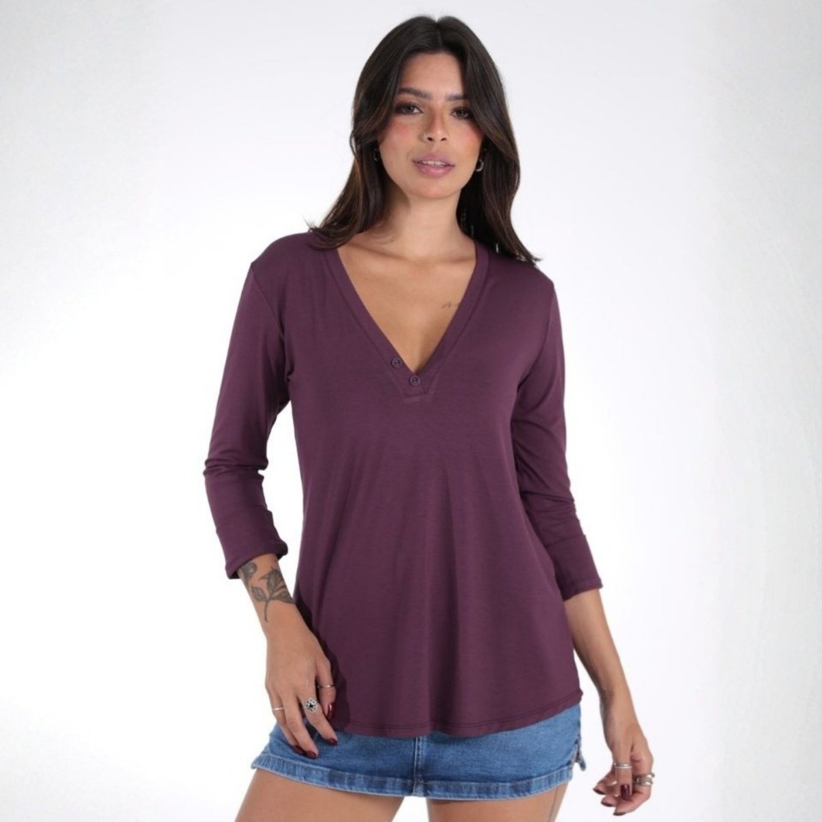 Blusa Com Botões Feminina Revanche Selena