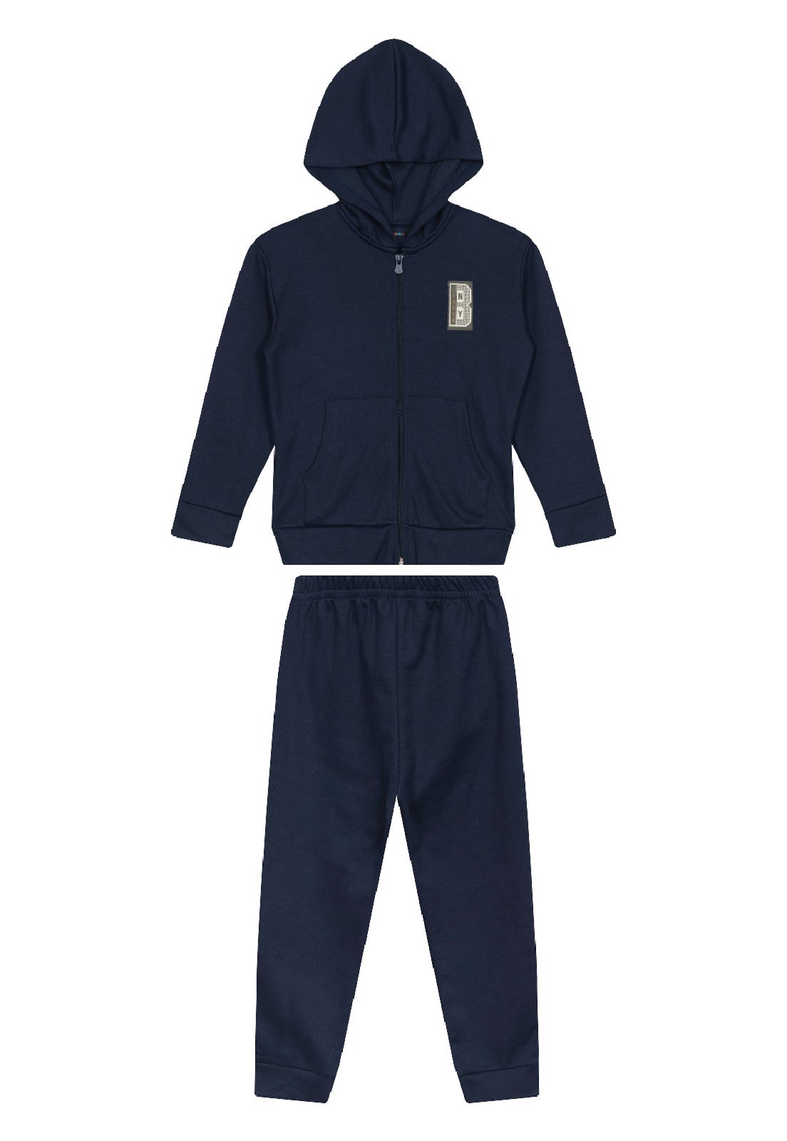 Infantil - Conjunto para Menino de Jaqueta e Calça Guloseima Azul
