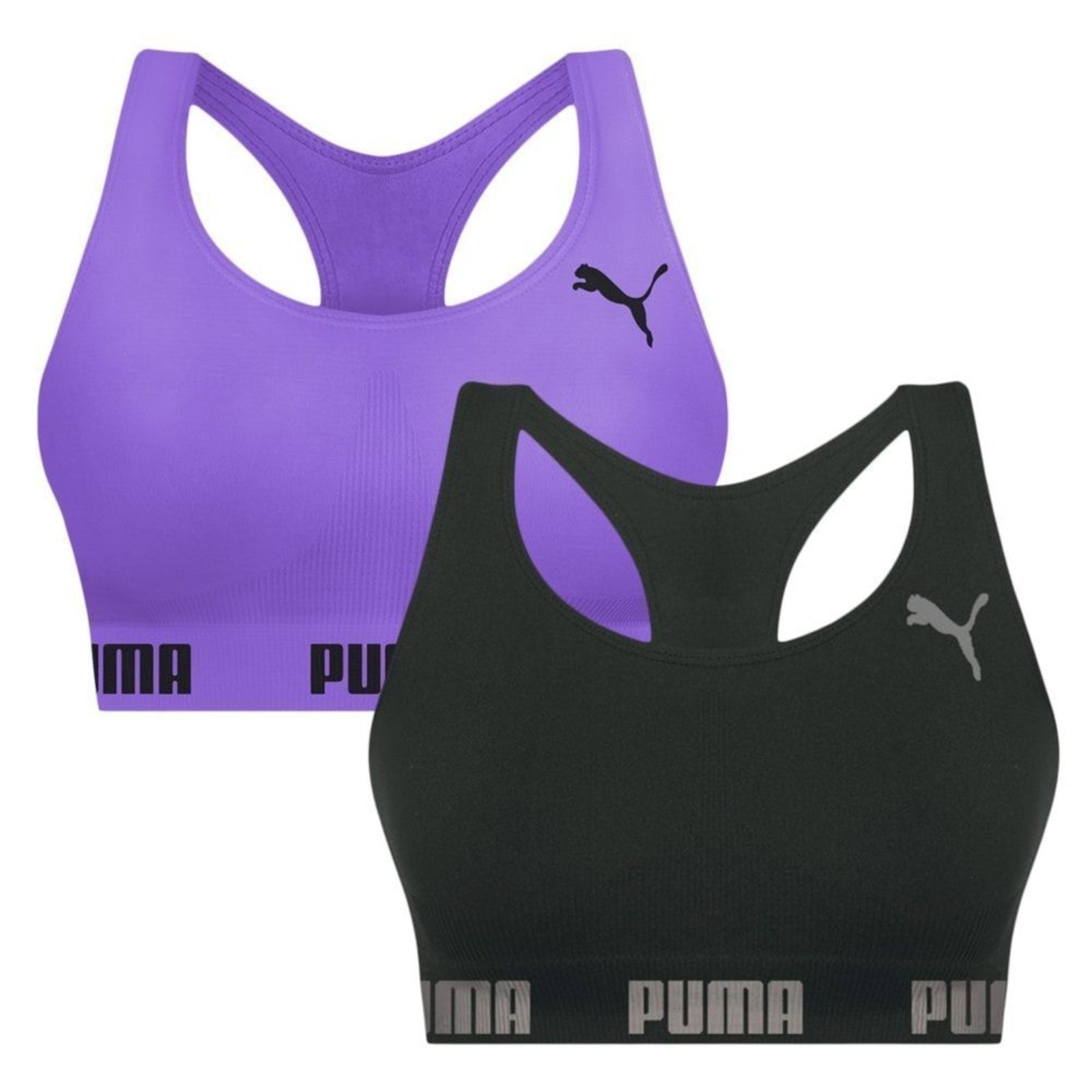 Kit 2 Tops Puma Nadador Sem Costura Feminino – Roxo – puma