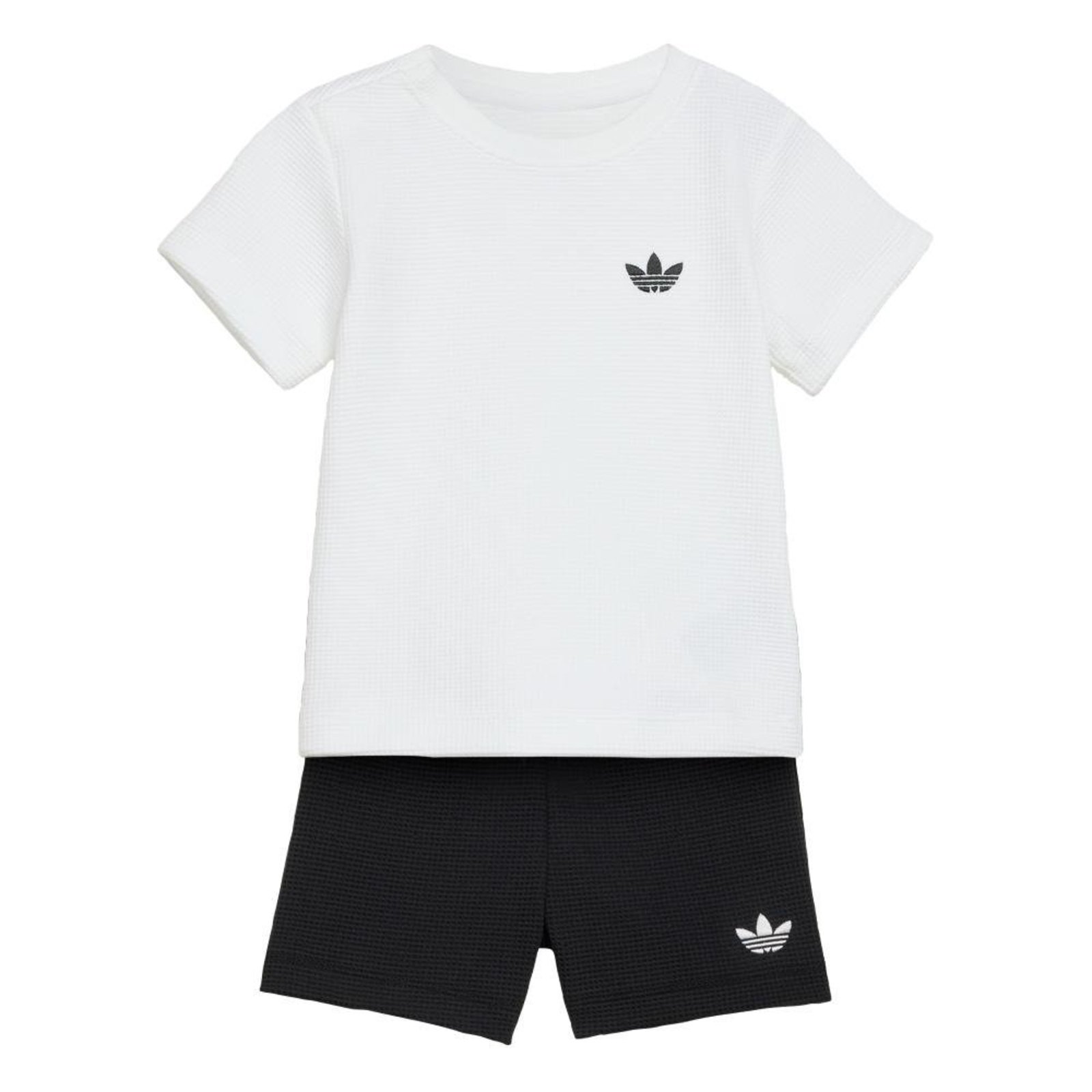 Infantil - CONJUNTO DE CAMISETA E SHORTS WAFFLE REGULAR adidas Originals Branco