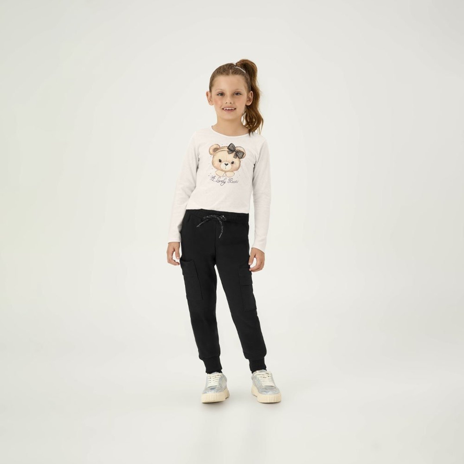 Infantil - Blusa Branco Pulla Bulla Menina - 55309-3