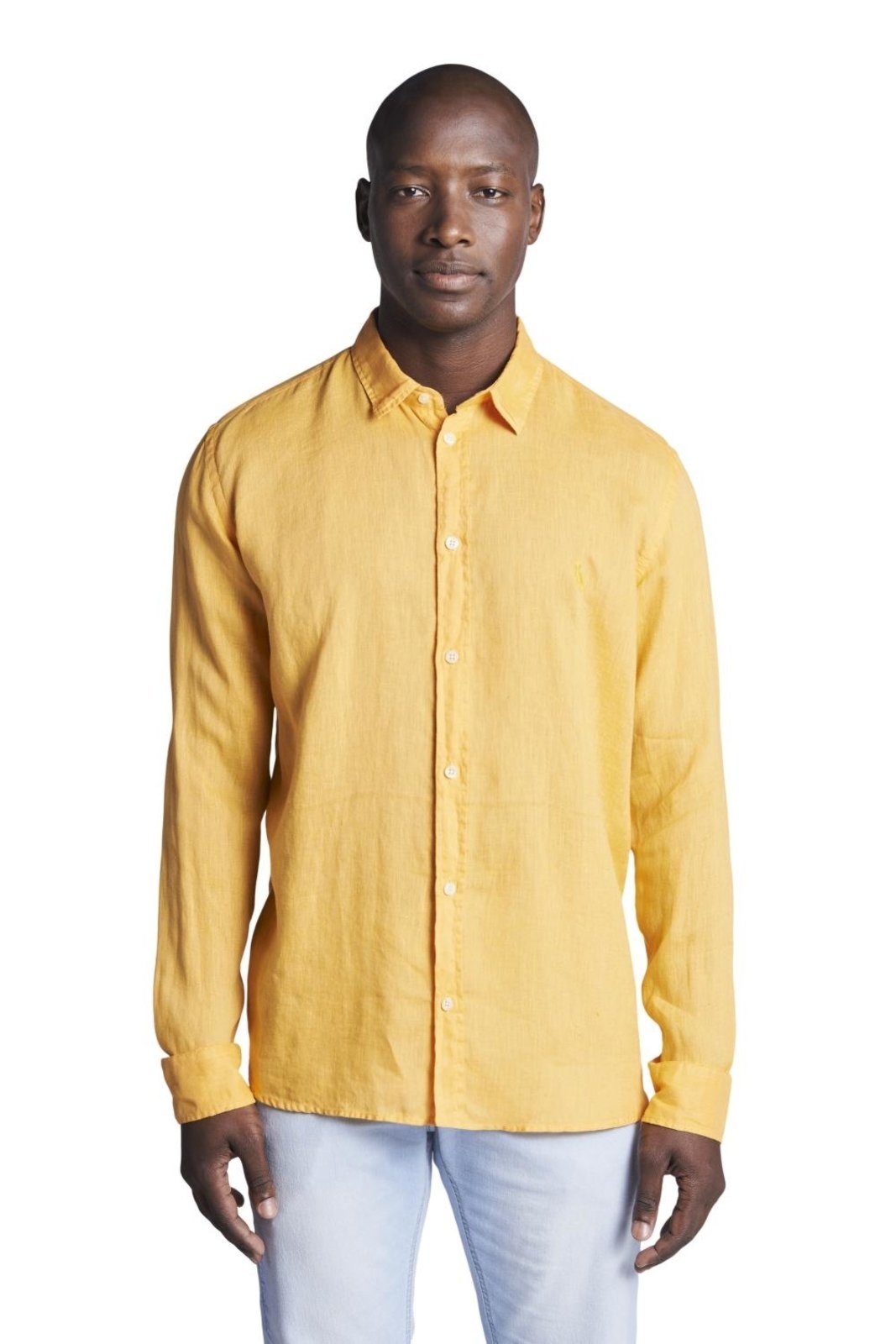 Camisa Pf Ml Linho Reserva Amarelo