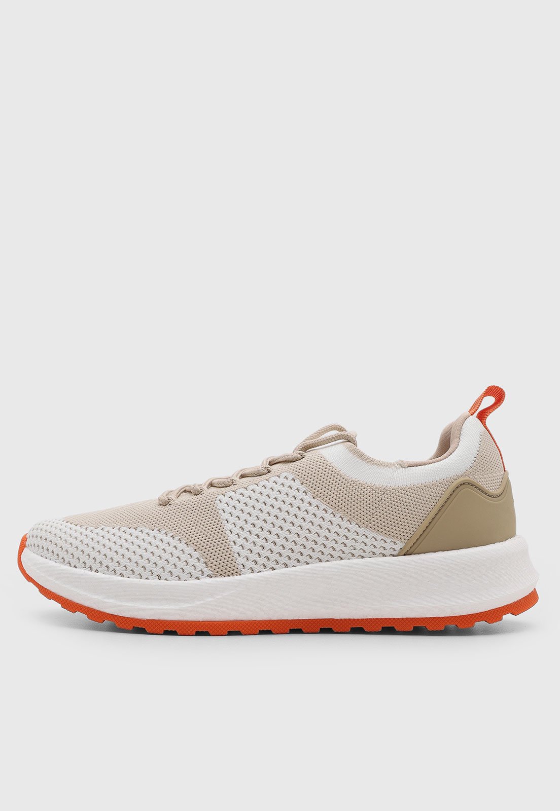 Tênis Feminino Usaflex Com Cadarço Off-White