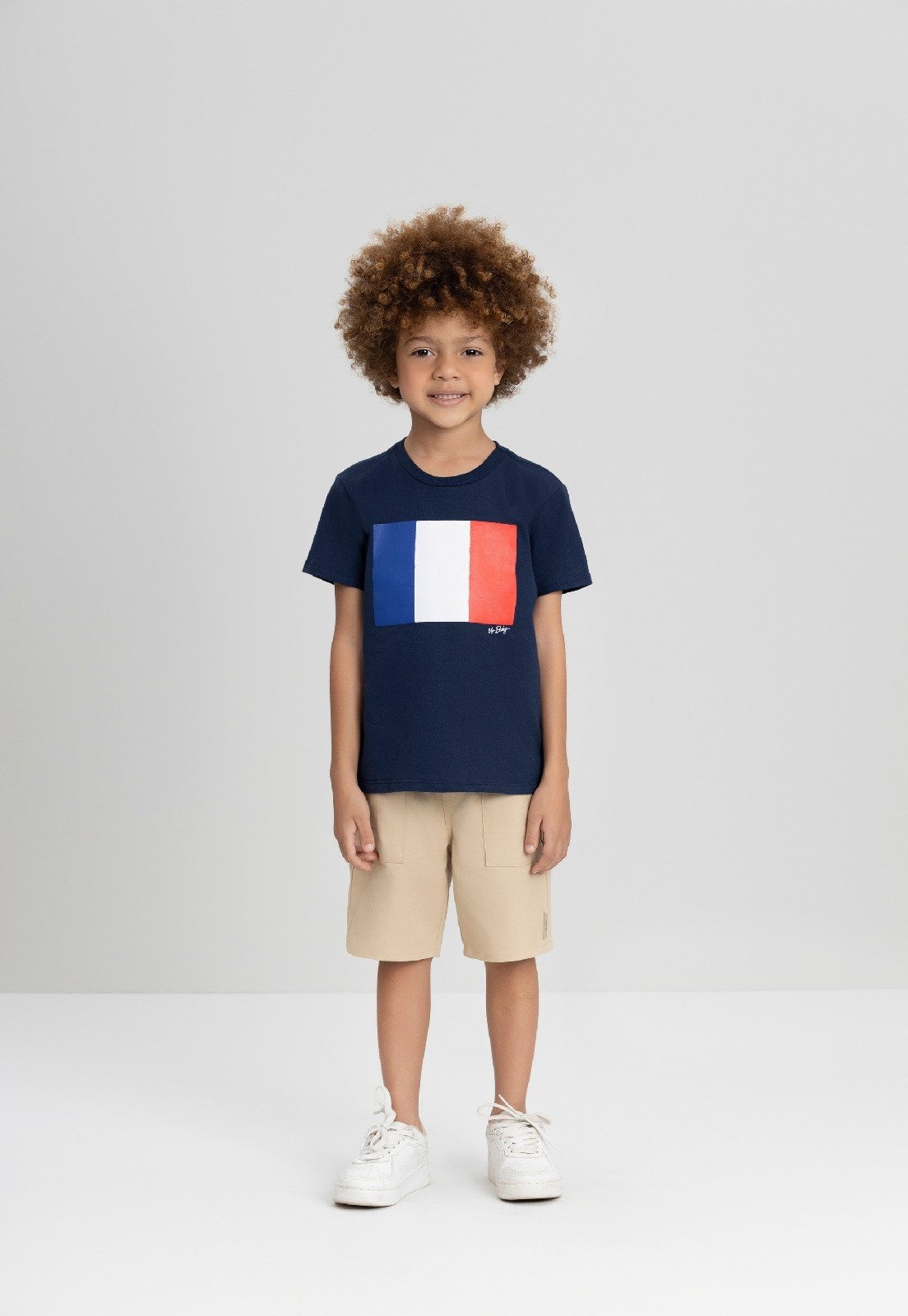 Infantil - Camiseta Unissex Bandeira de Seleções Up Baby azul