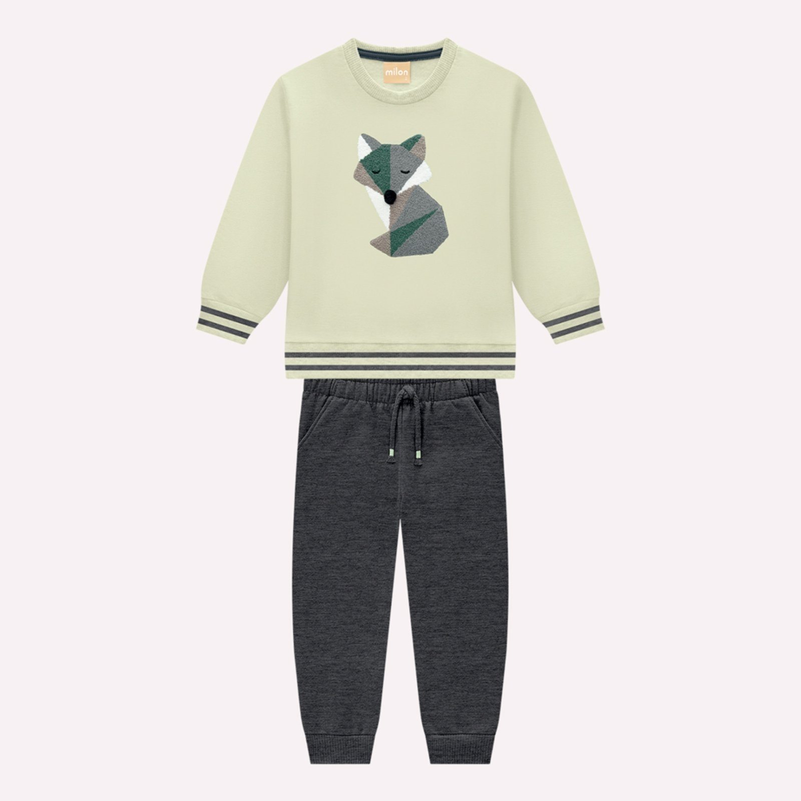 Infantil - Conjunto Menino Bordado Milon