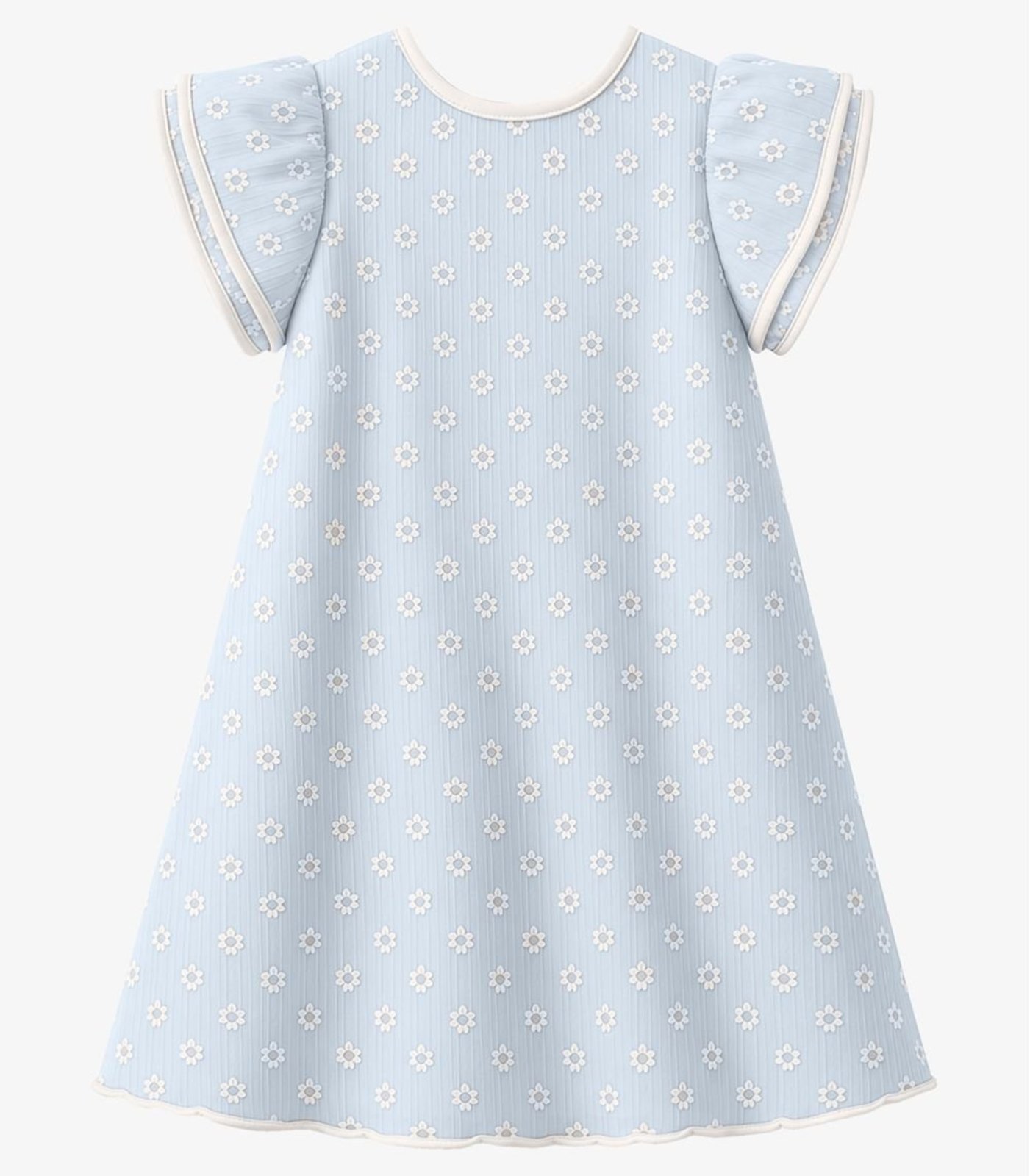 Infantil - Vestido Verão Menina Trick Nick Azul
