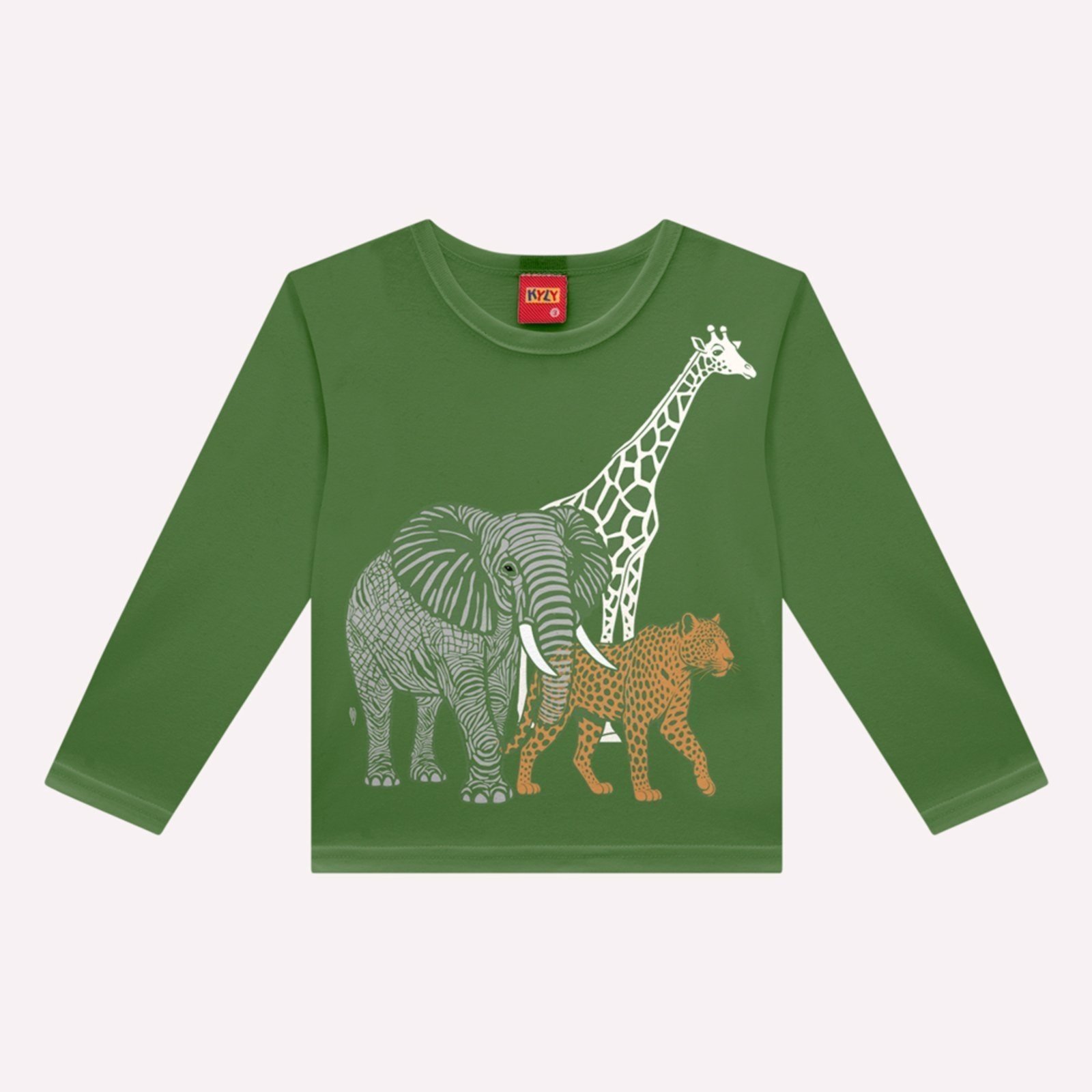 Infantil - Camiseta Menino Animais Kyly
