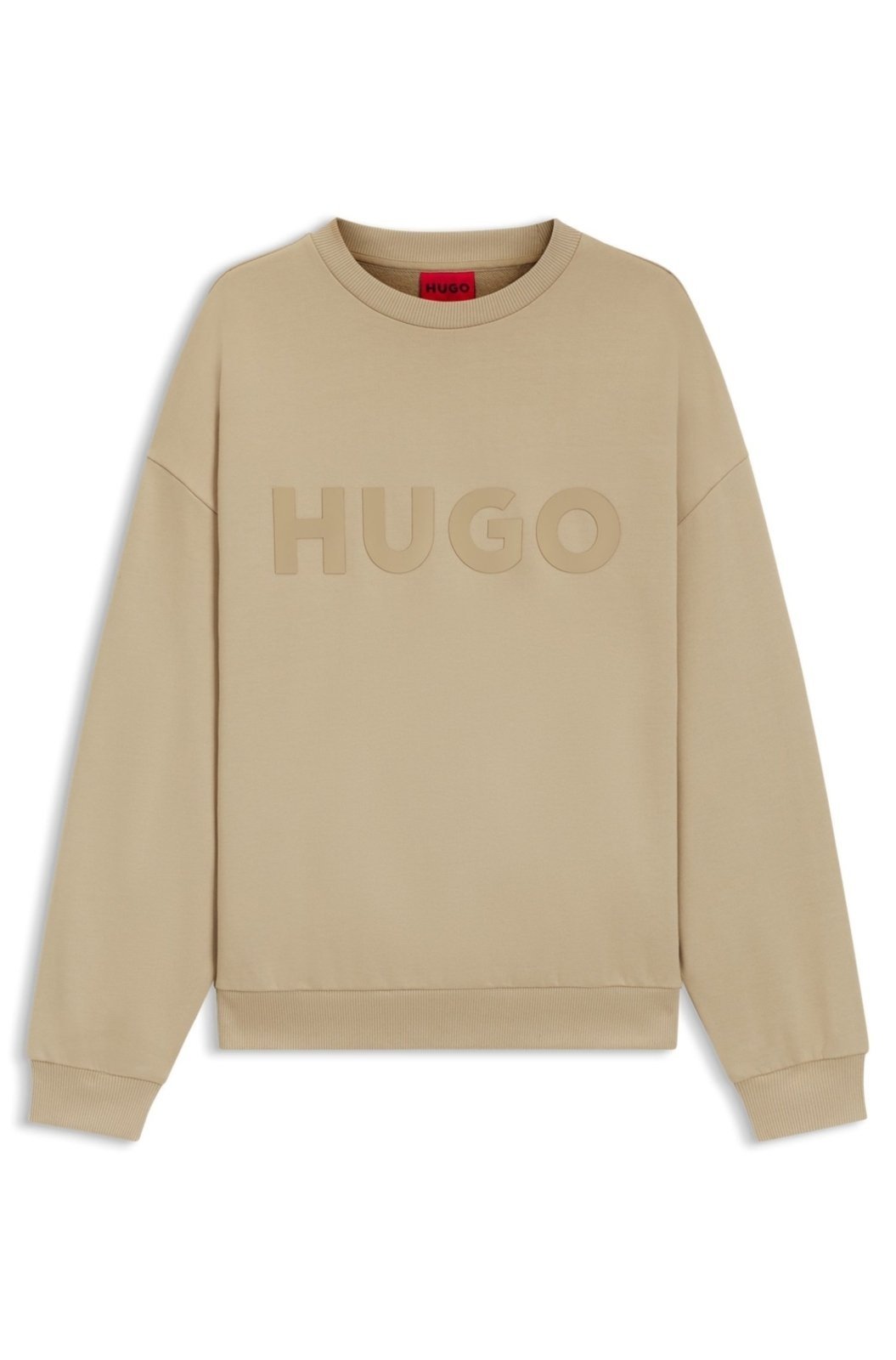 Moletom de ajuste oversize em algodão com logo