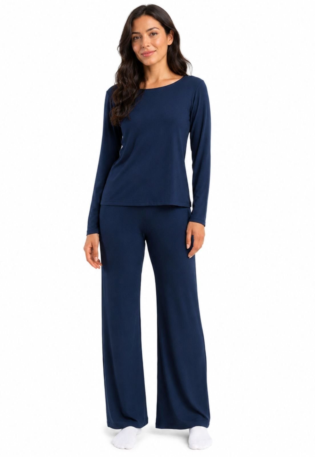 Pijama Feminino Manga Longa Maria Paes Marinho
