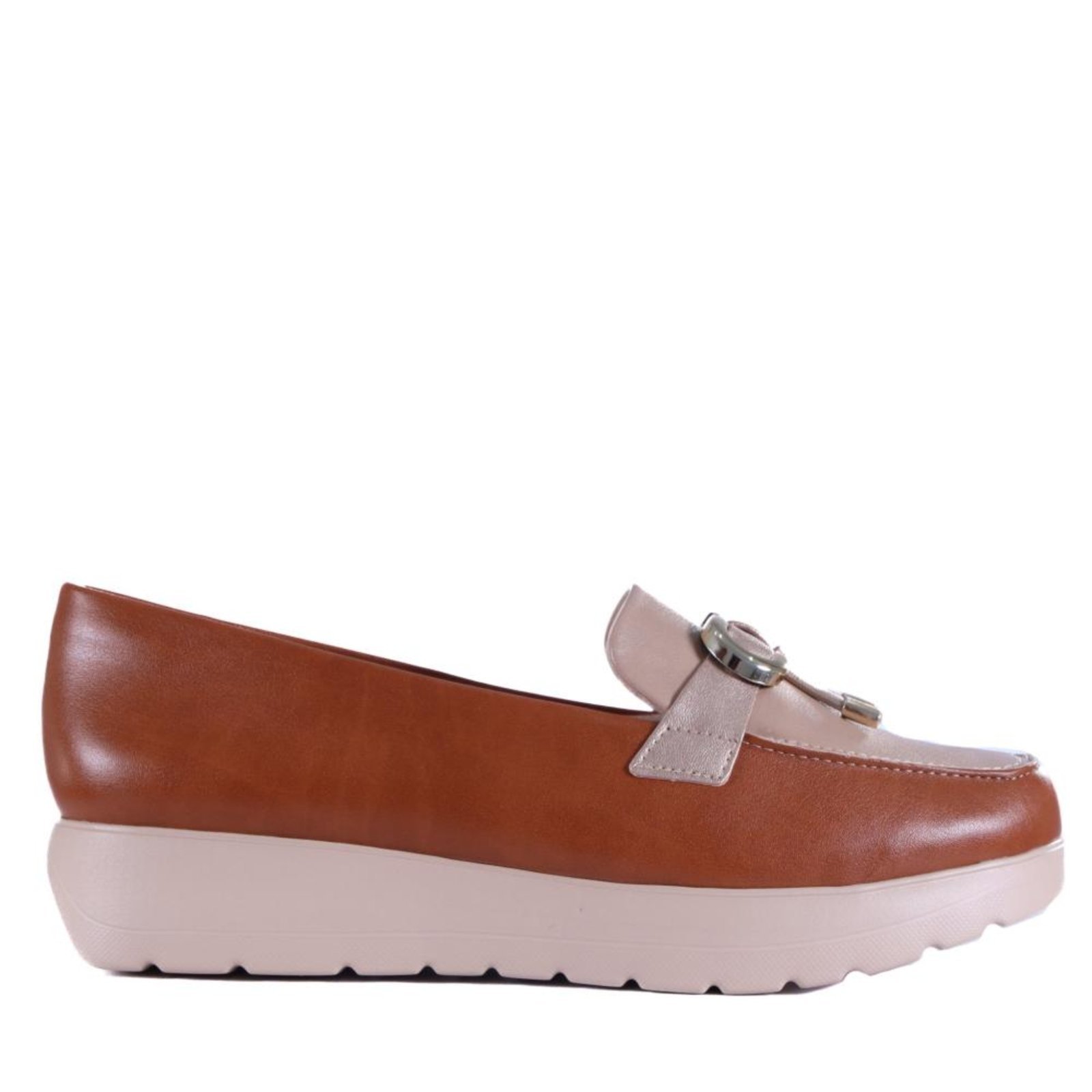 Mocassim Feminino Comfortflex 25-59403 Toffe/Mocca Incolor