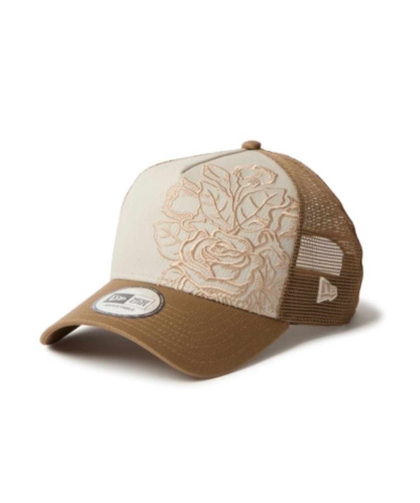 Bone New Era 9FORTY A-FRAME TRUCKER SN New Era Booking Program Off White