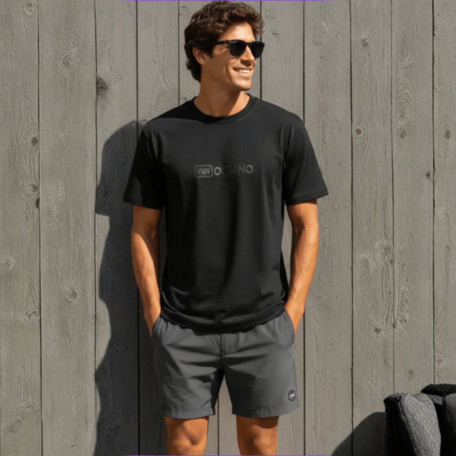 Camiseta Masculina Gold Relevo Oceano