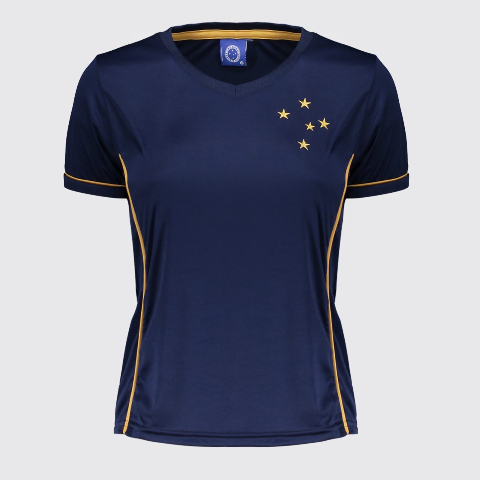 Camisa Cruzeiro Slim Feminina Marinho