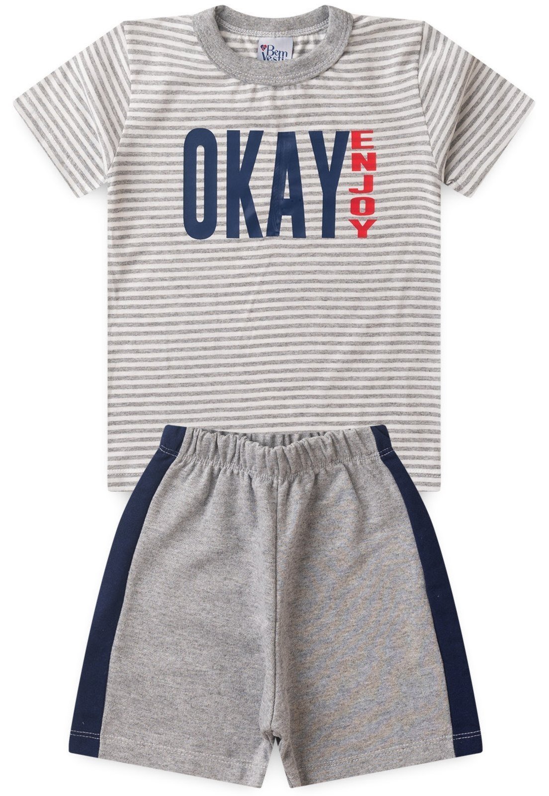 Infantil – Conjunto Bem Vestir Menino Camiseta e Bermuda