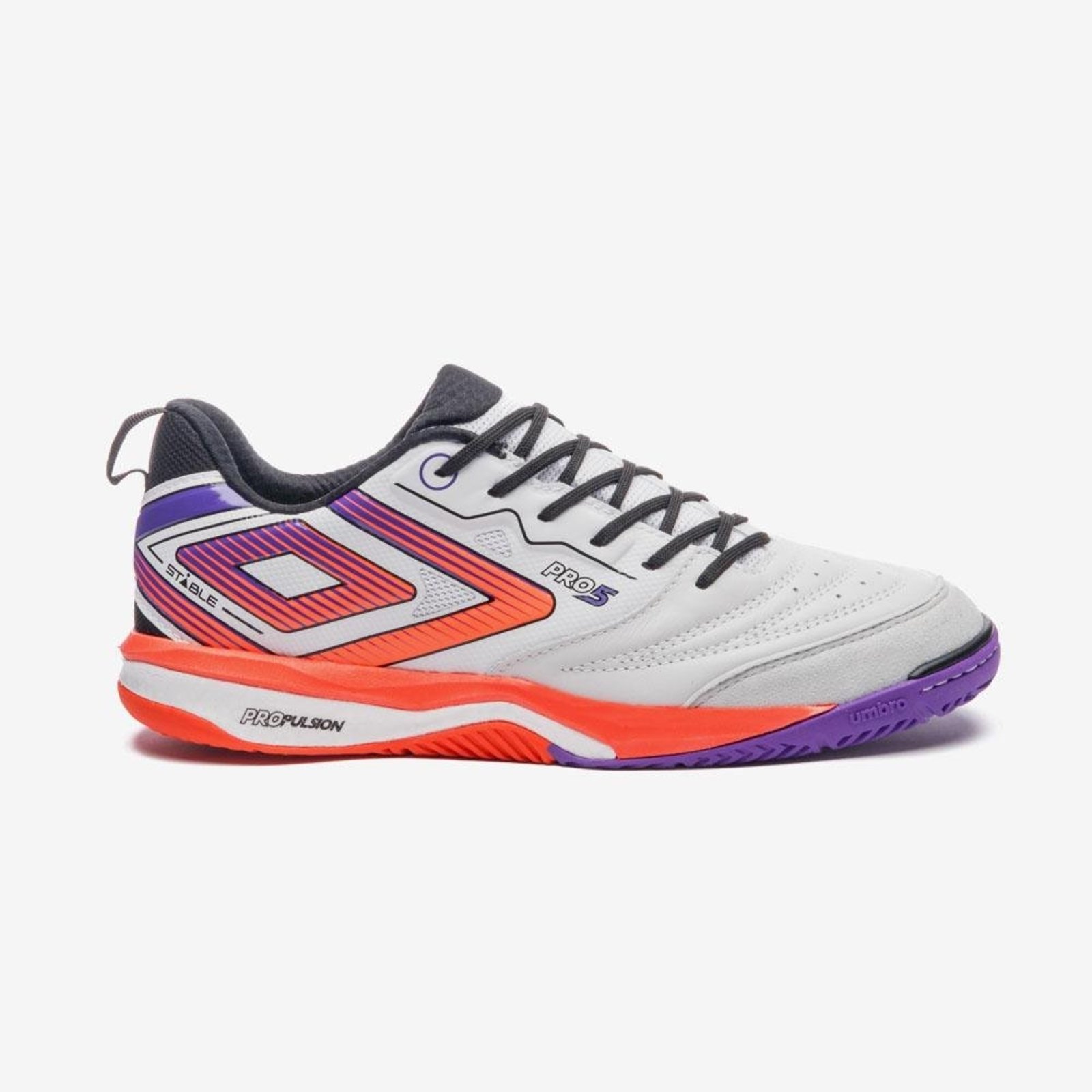 Chuteira Futsal Umbro Pro 5 Stable Incolor