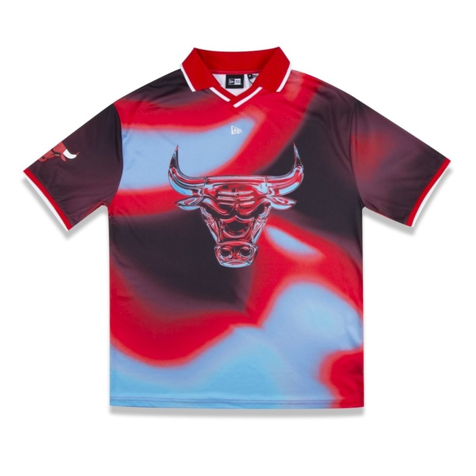 Camiseta New Era Regular Chicago Bulls Vermelho