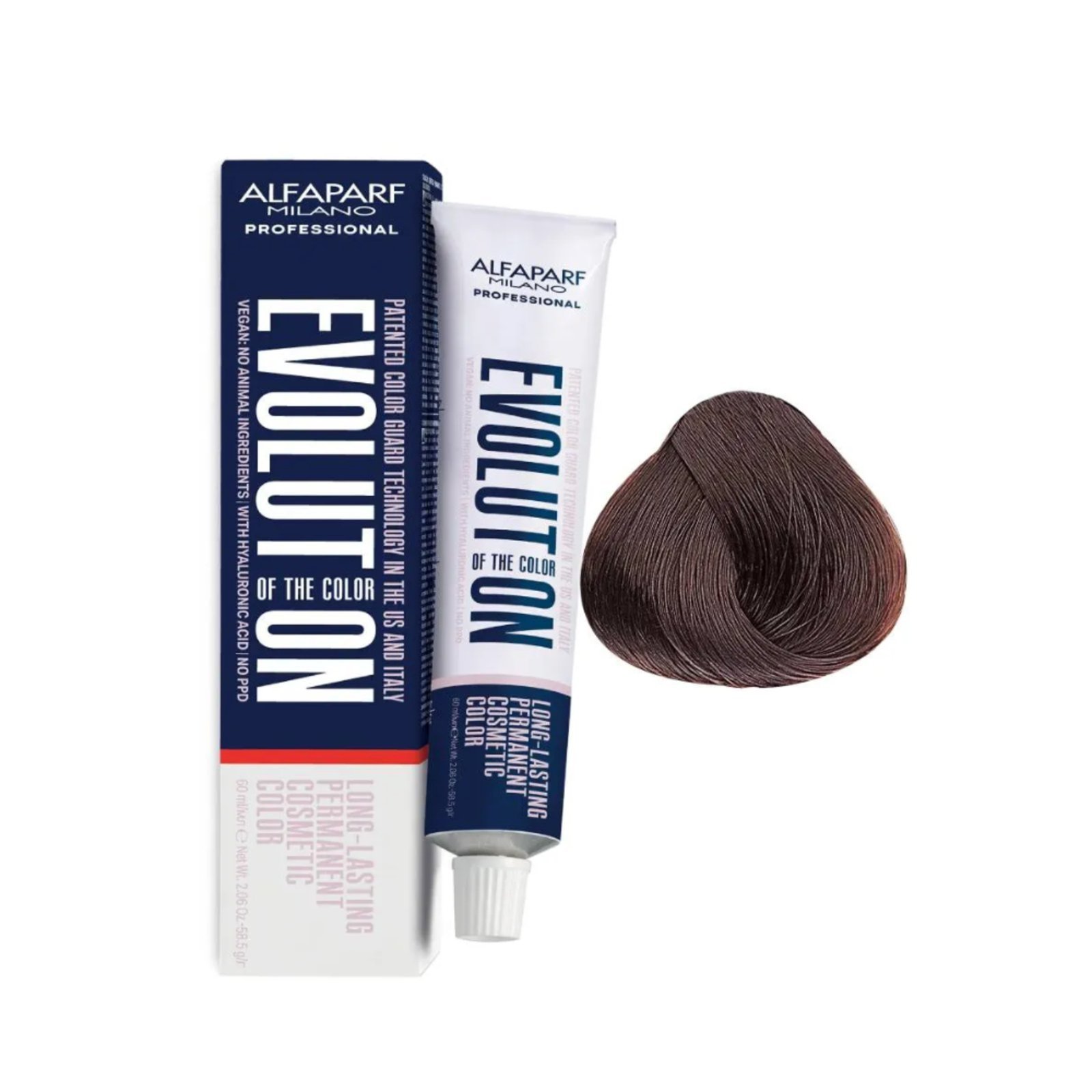 Coloração Alfaparf Milano Evolution Of The Color 60ml 6.35 Louro Escuro Dourado Acaju