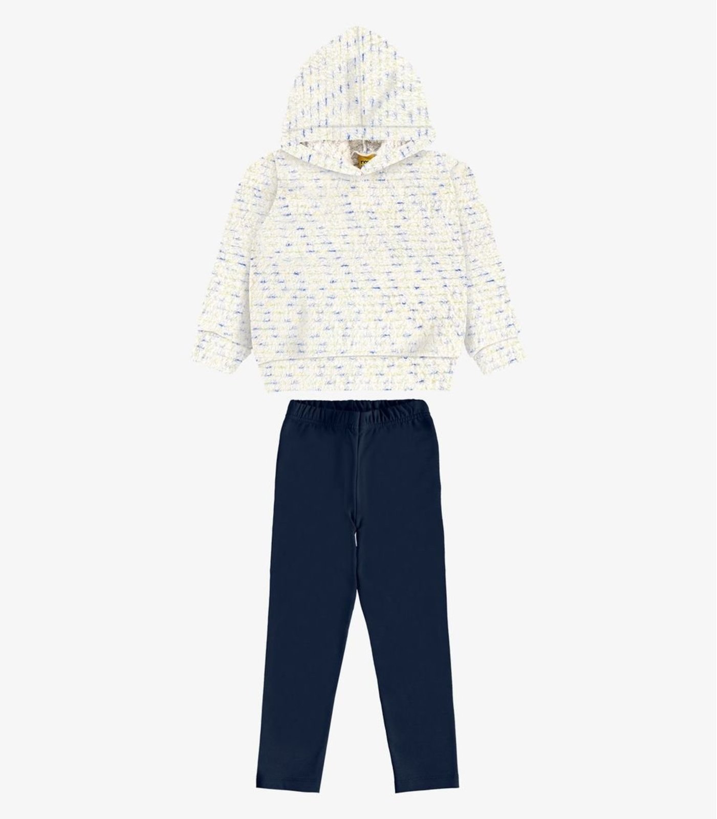 Infantil - Conjunto Blusão com Legging Molecotton Rovi Azul