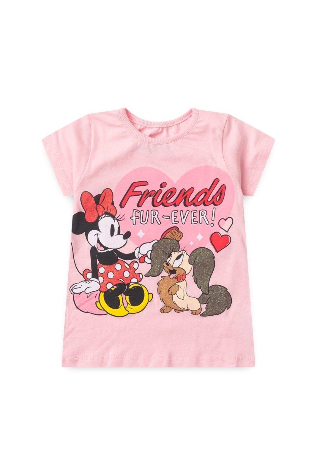 Vista 3 Infantil - Conjunto Disney Feminino Blusa e Legging Minnie rosa Disney rosa