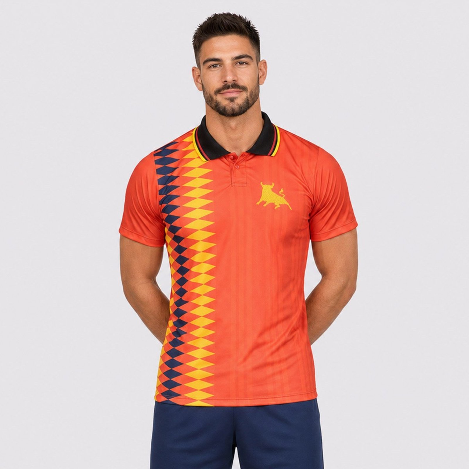 Camisa Espanha Retrô 1994 Dry Vermelha