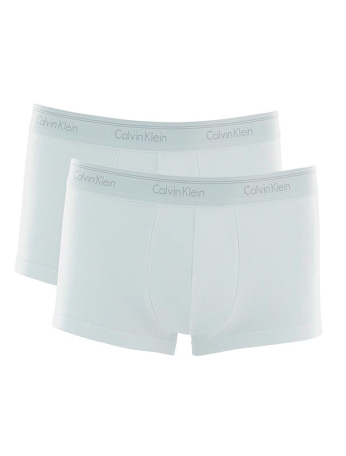 Cueca Calvin Klein Low Rise C11.02 BR00 Trunk Branca Pack 2UN