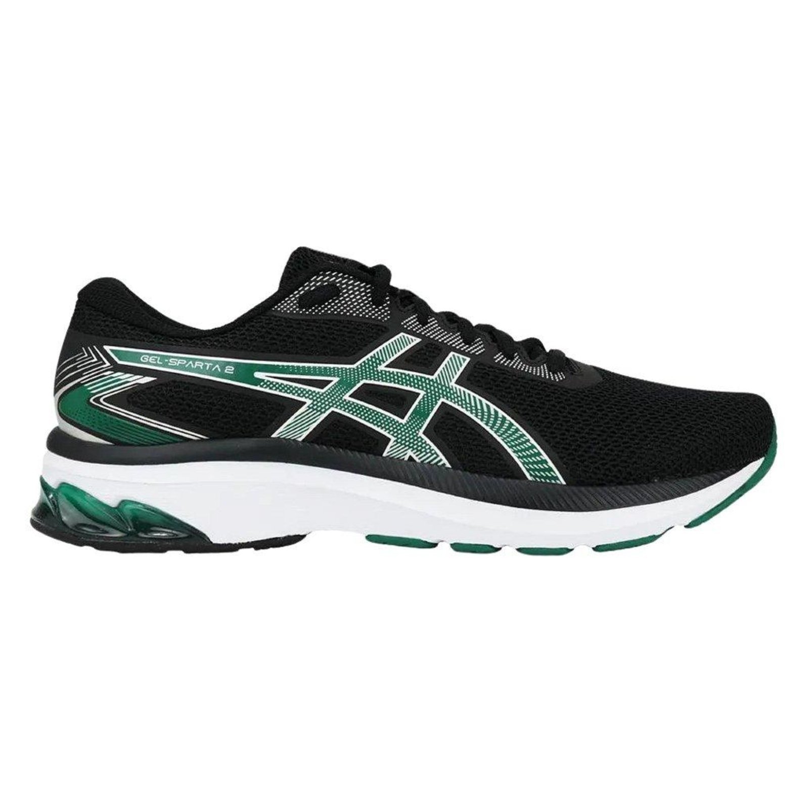 Tenis Asics Gel-Sparta 2 Masculino Preto/Verde Preto