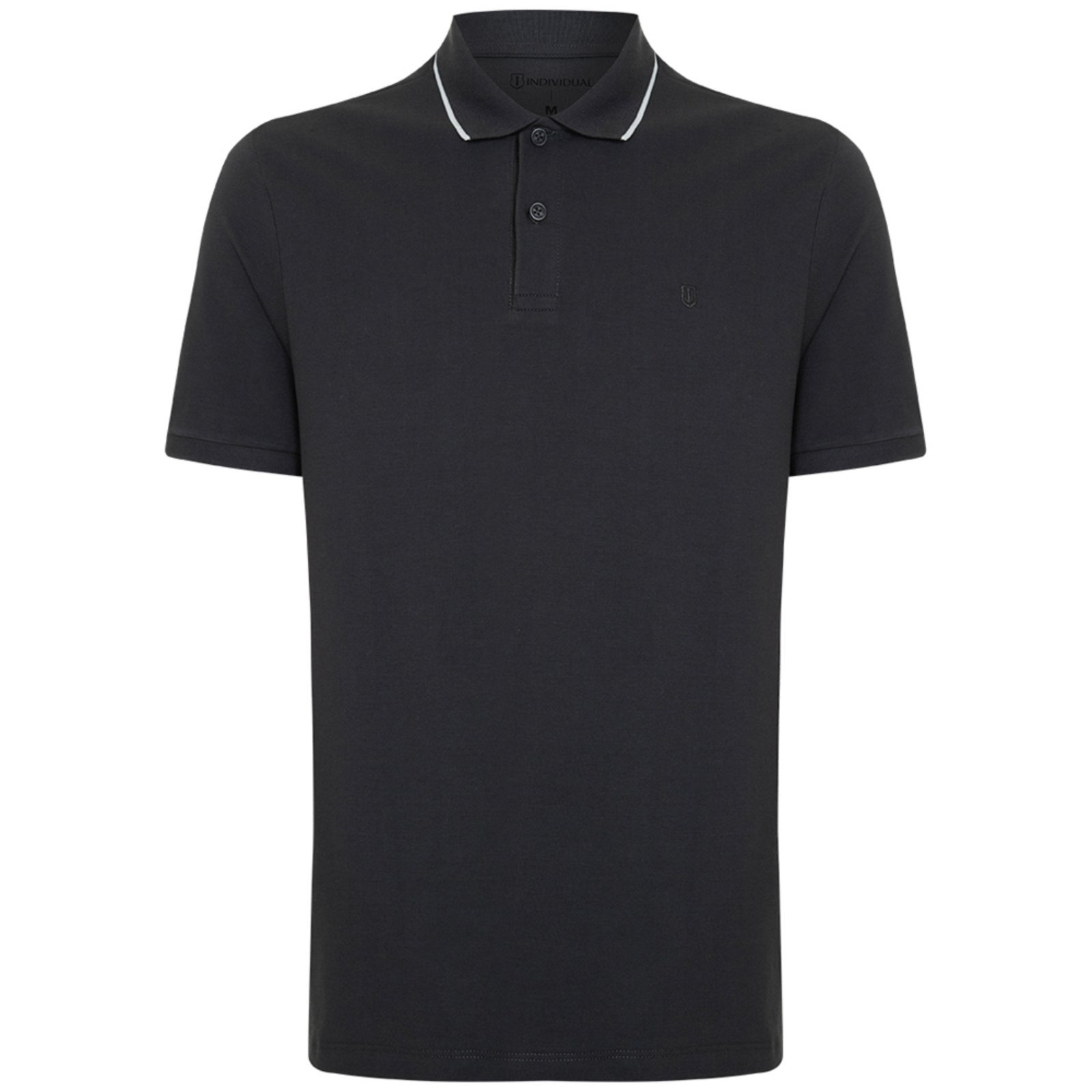 Camisa Polo Individual Basic Comfort Ou25 Cinza Masculino