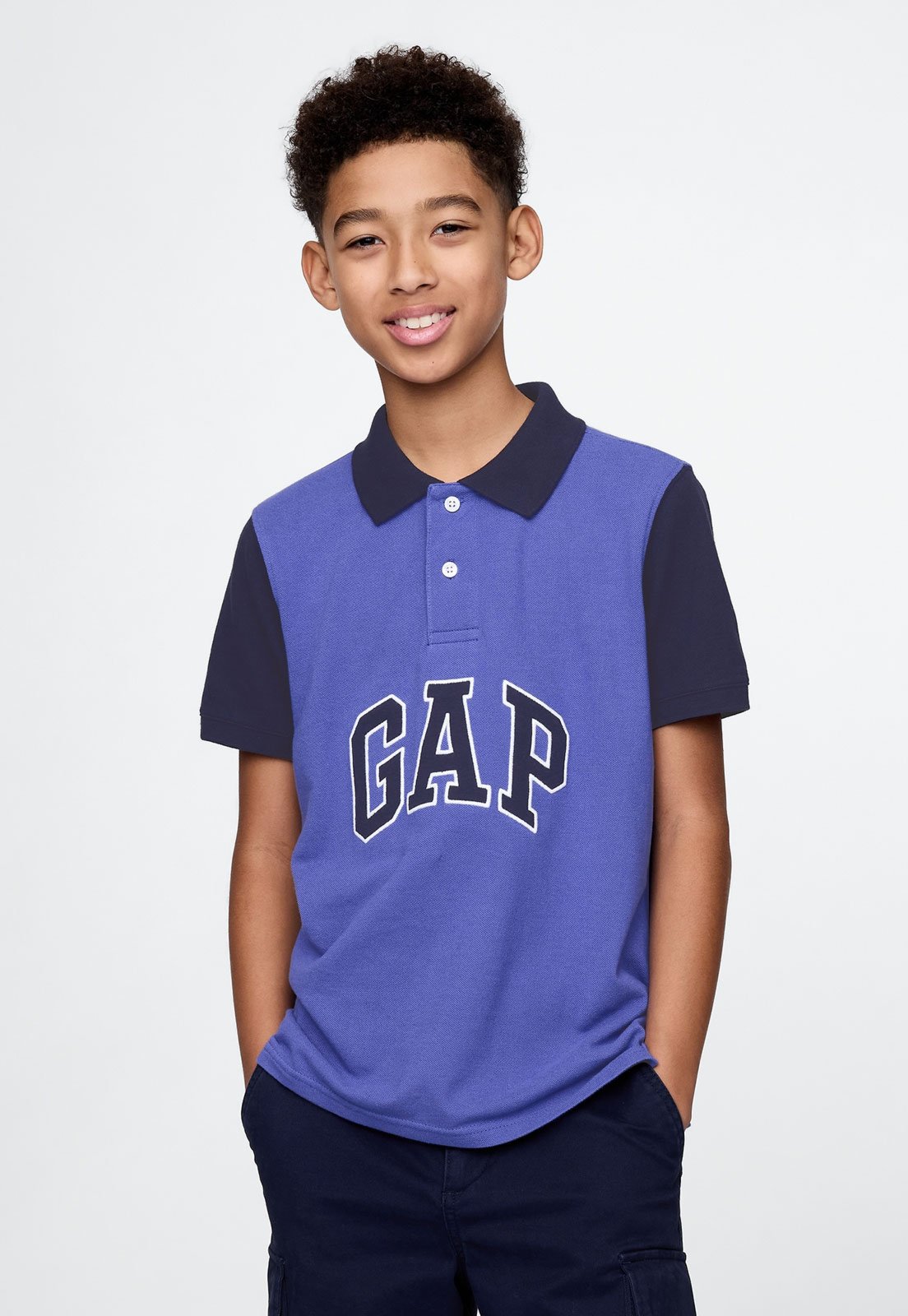 Infantil – Camisa Polo GAP Logo Azul