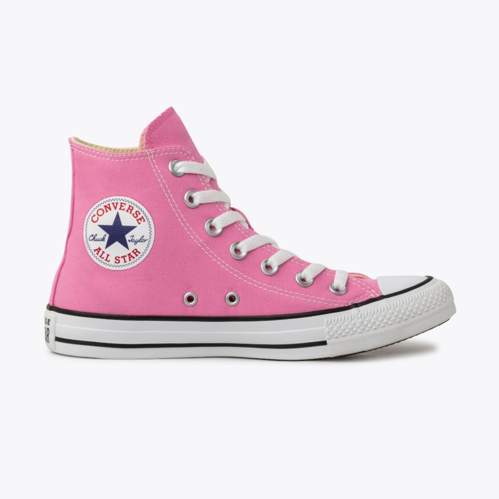 Converse Chuck Taylor All Star Cano Alto Rosa