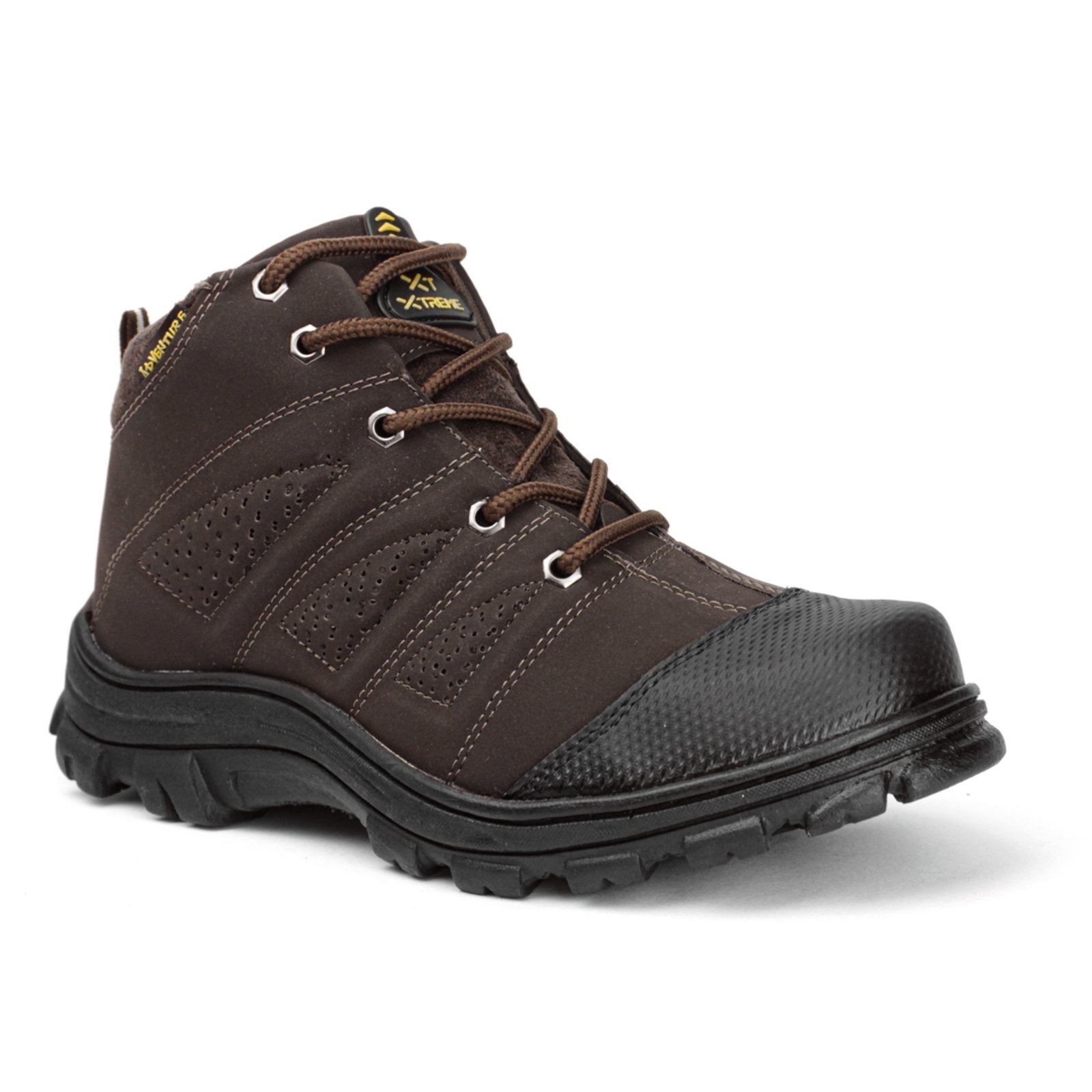 Bota Coturno Adventure Masculino Cano Baixo Tratorado Marrom
