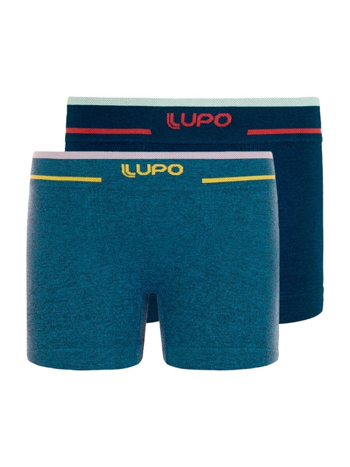 Kit com 2 Cuecas Boxer Lupinho 137-010 Azul Marinho