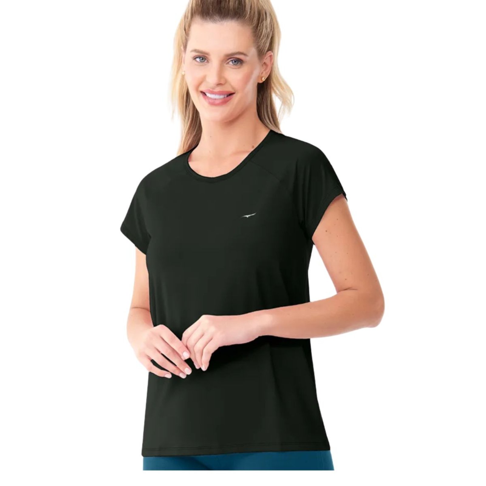 Camiseta Feminina Fitness Manga Curta Zee Rucci