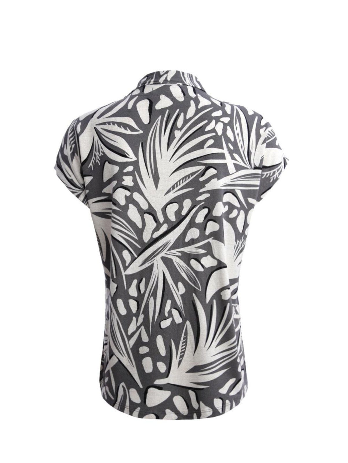 Vista 3 Camisa Manga Curta Autentique Feminina azul Autentique azul
