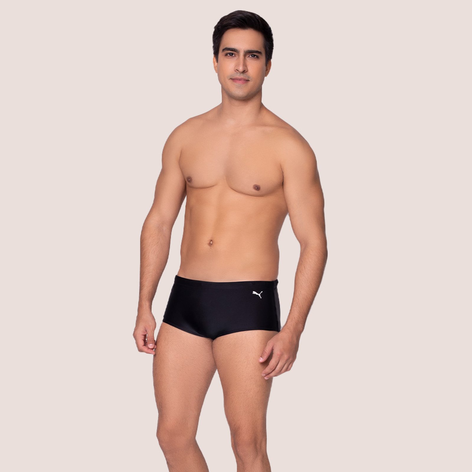 Sunga Masculina Lateral Larga Ultra Resistente Uv 50+ Preto
