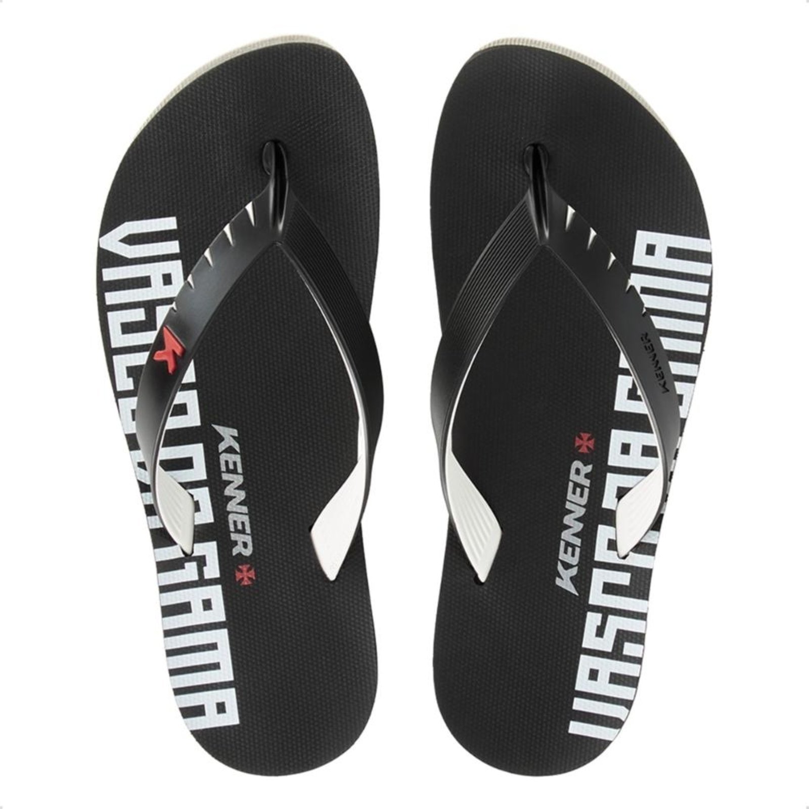 Sandália Kenner Masculina Red Vasco da Gama Preto