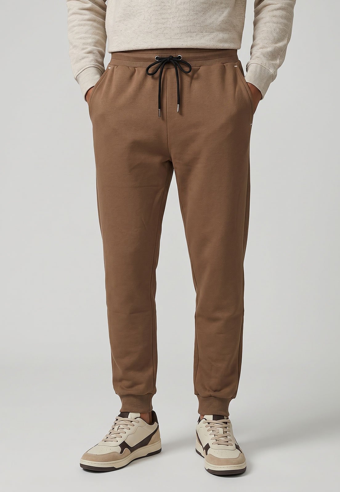 Calça de Moletom Masculina Red Nose Jogger Marrom