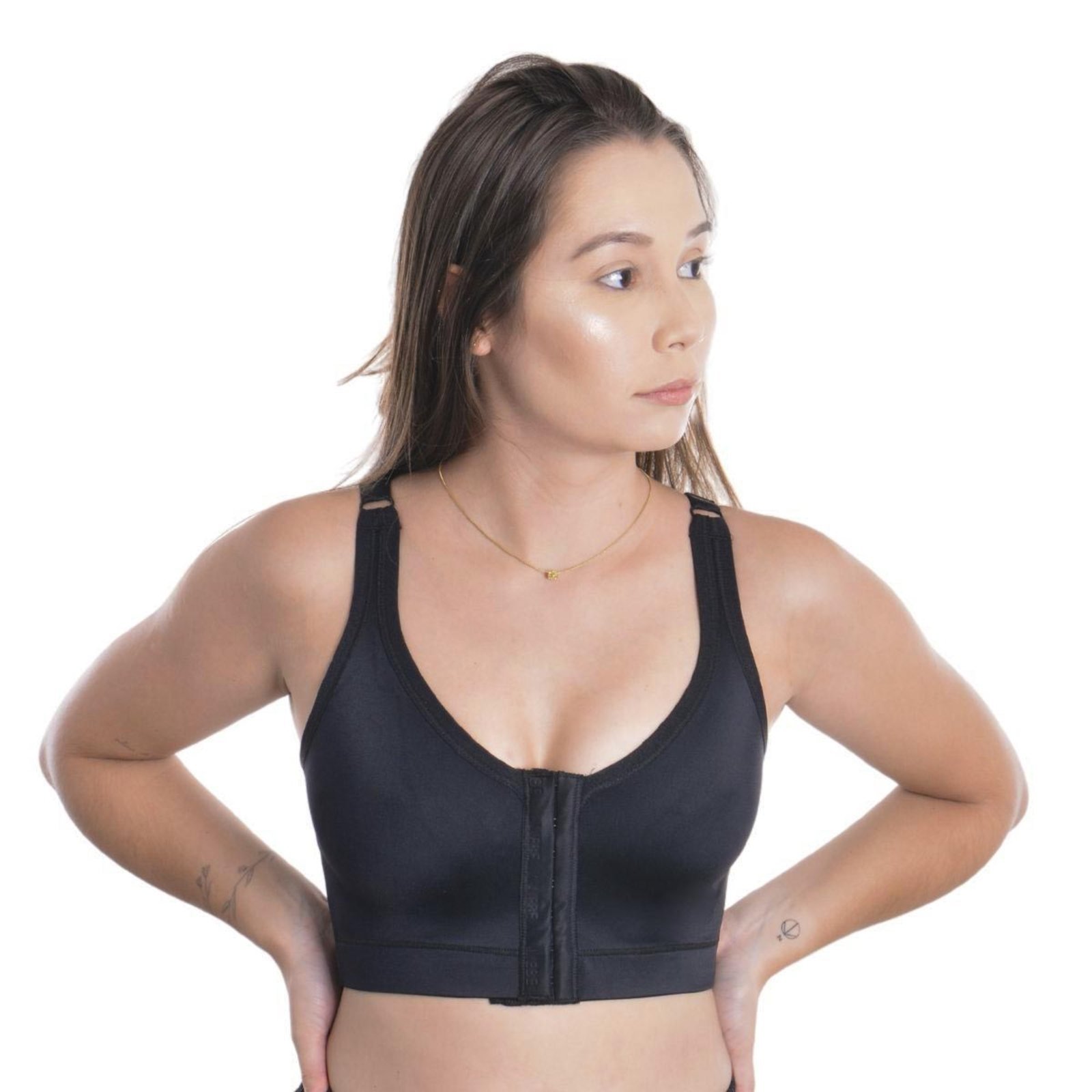 Sutiã Pós Cirúrgico Mamoplastia em Microfibra Feminino Liebe
