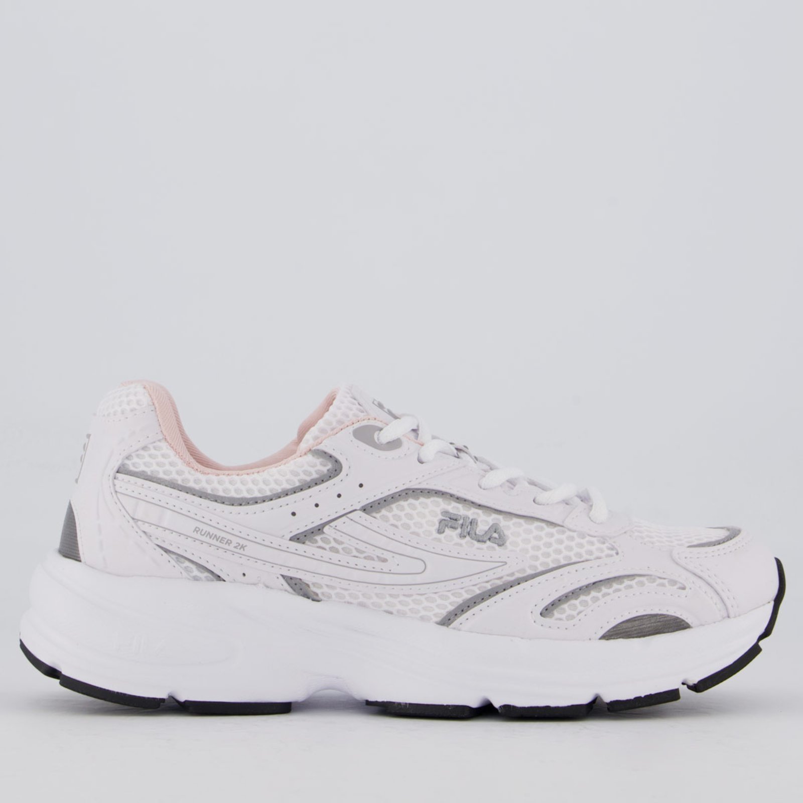 Tênis Fila Runner 2K Feminino Branco e Cinza